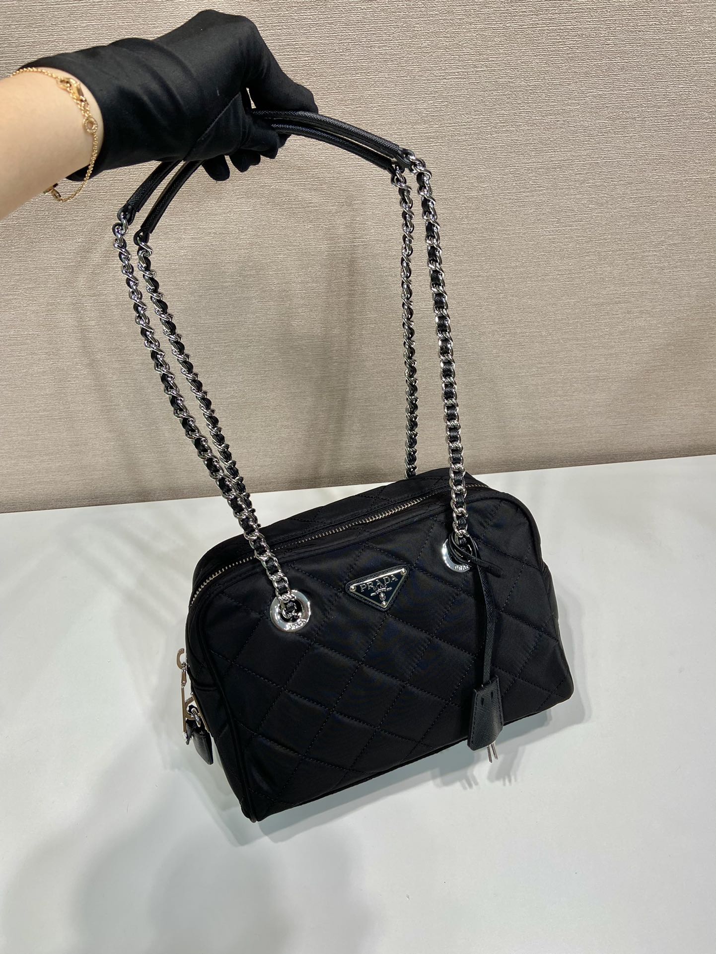Pra*a nylon camera bag
