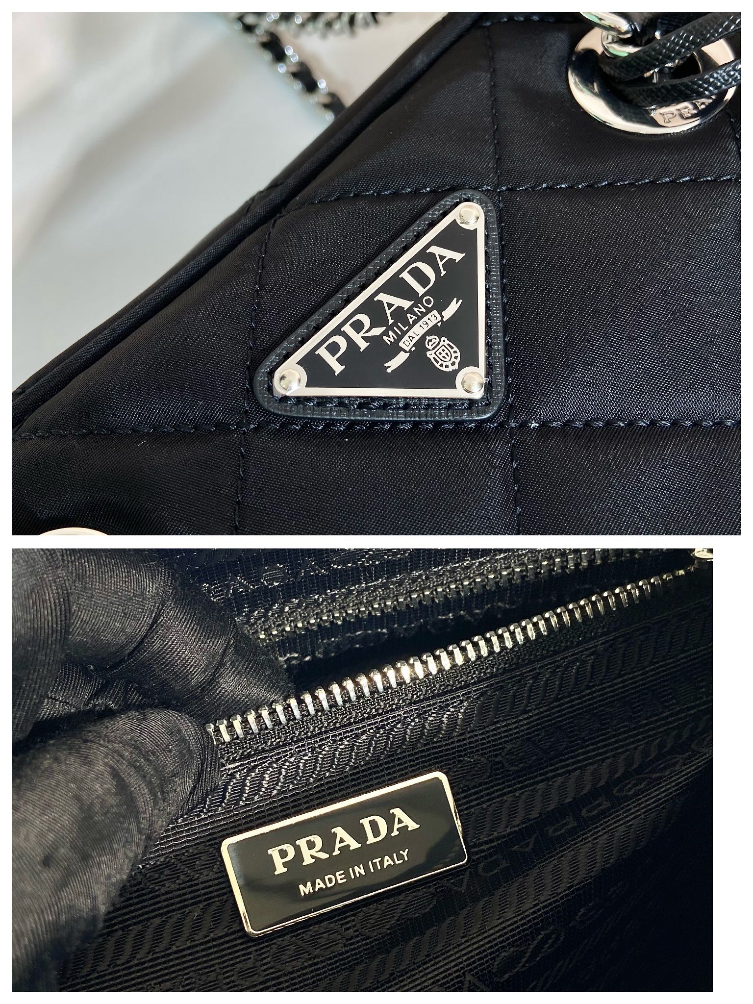 Pra*a nylon camera bag