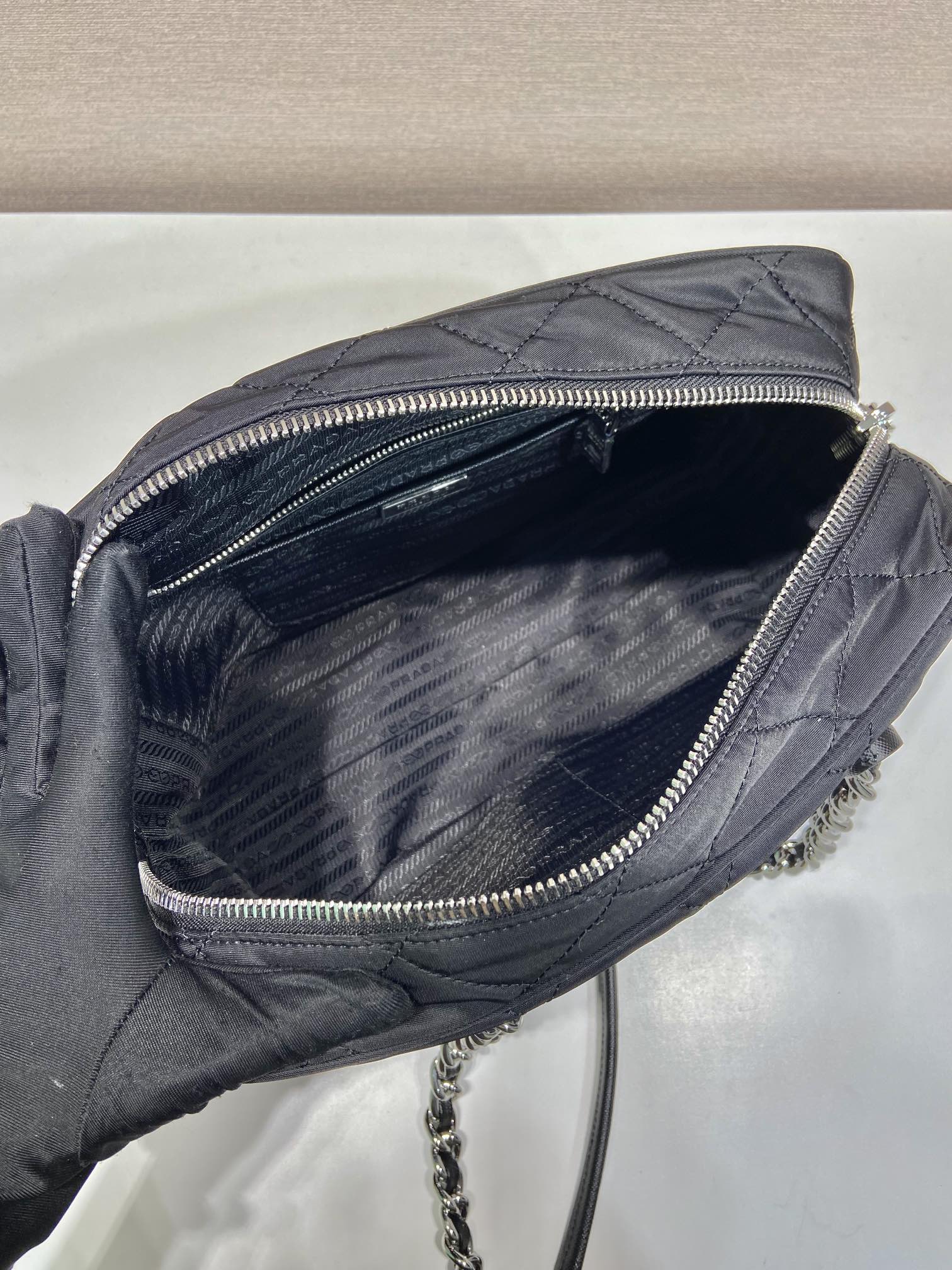 Pra*a nylon camera bag