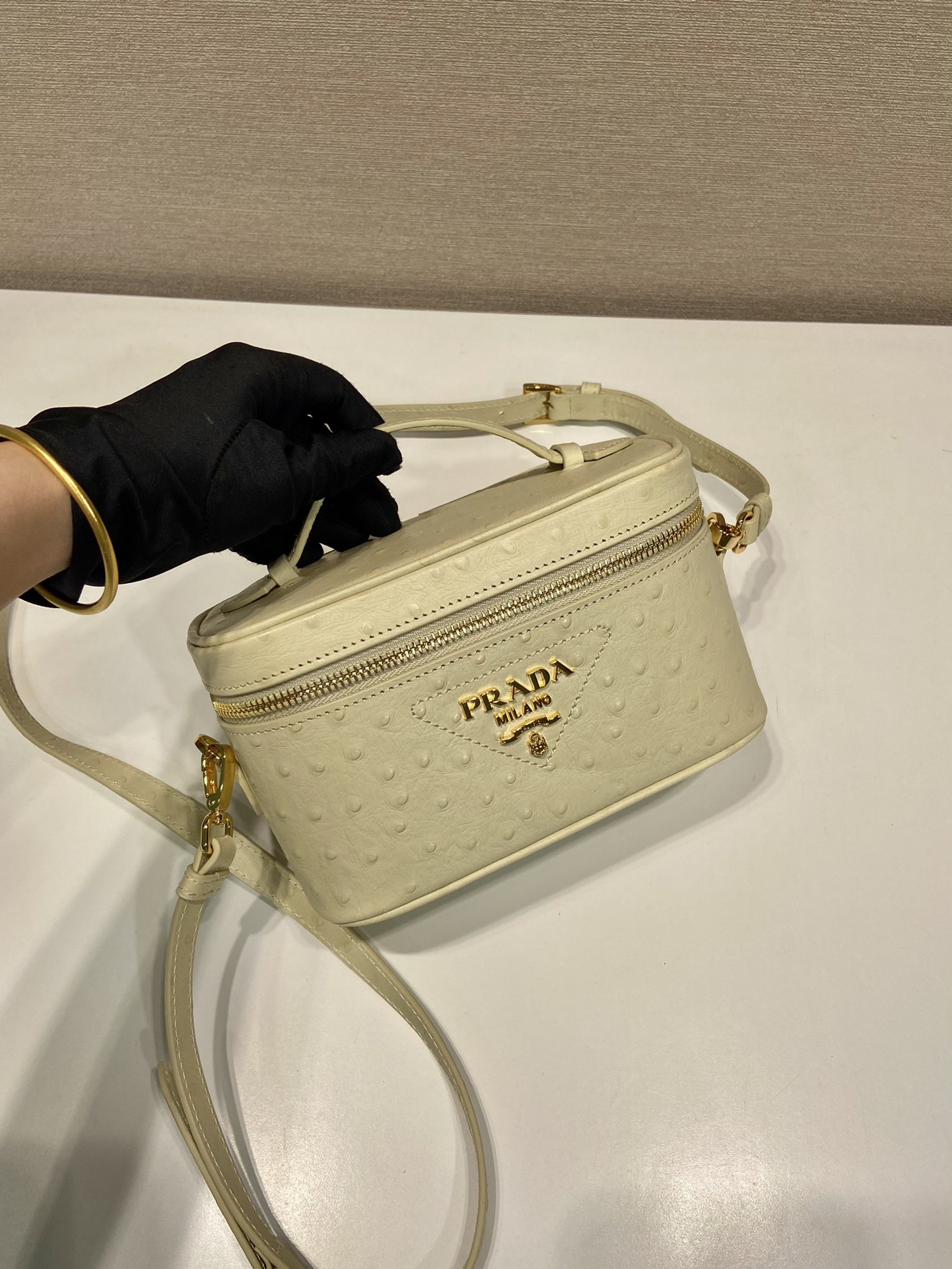 Pra*a leather mini-bag