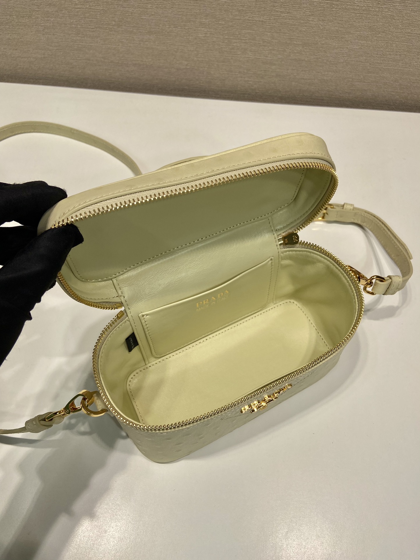 Pra*a leather mini-bag