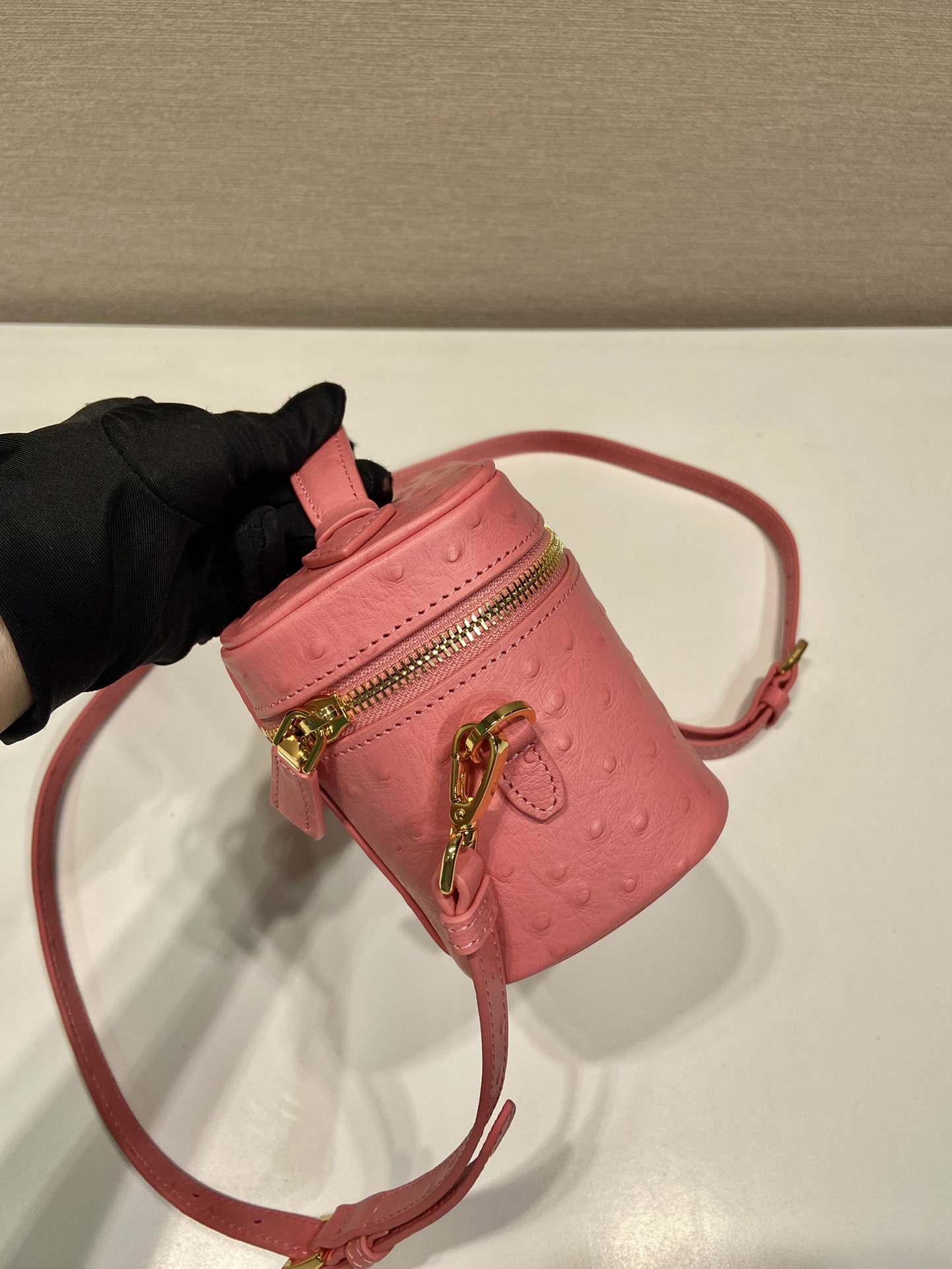 Pra*a leather mini-bag