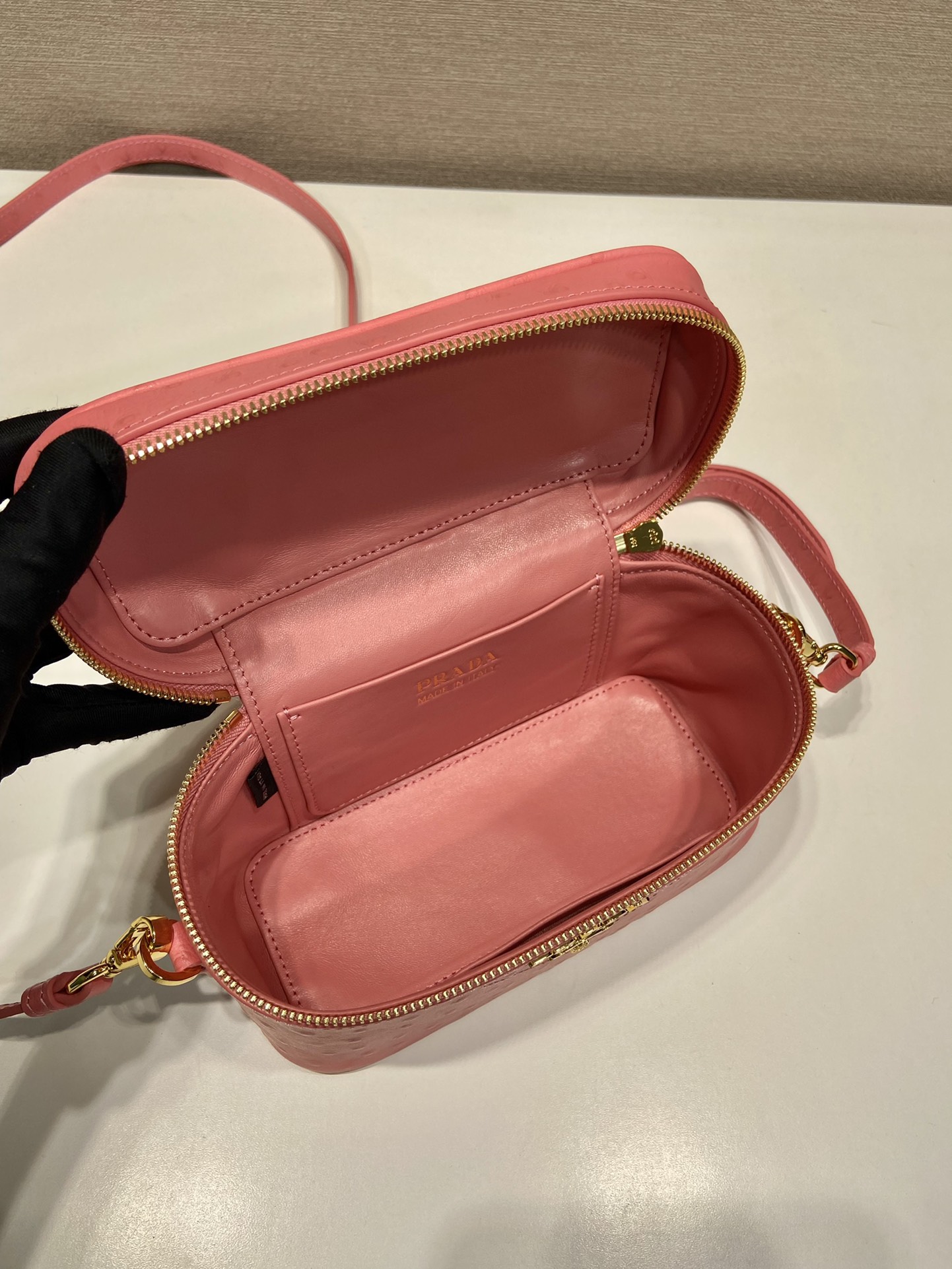 Pra*a leather mini-bag