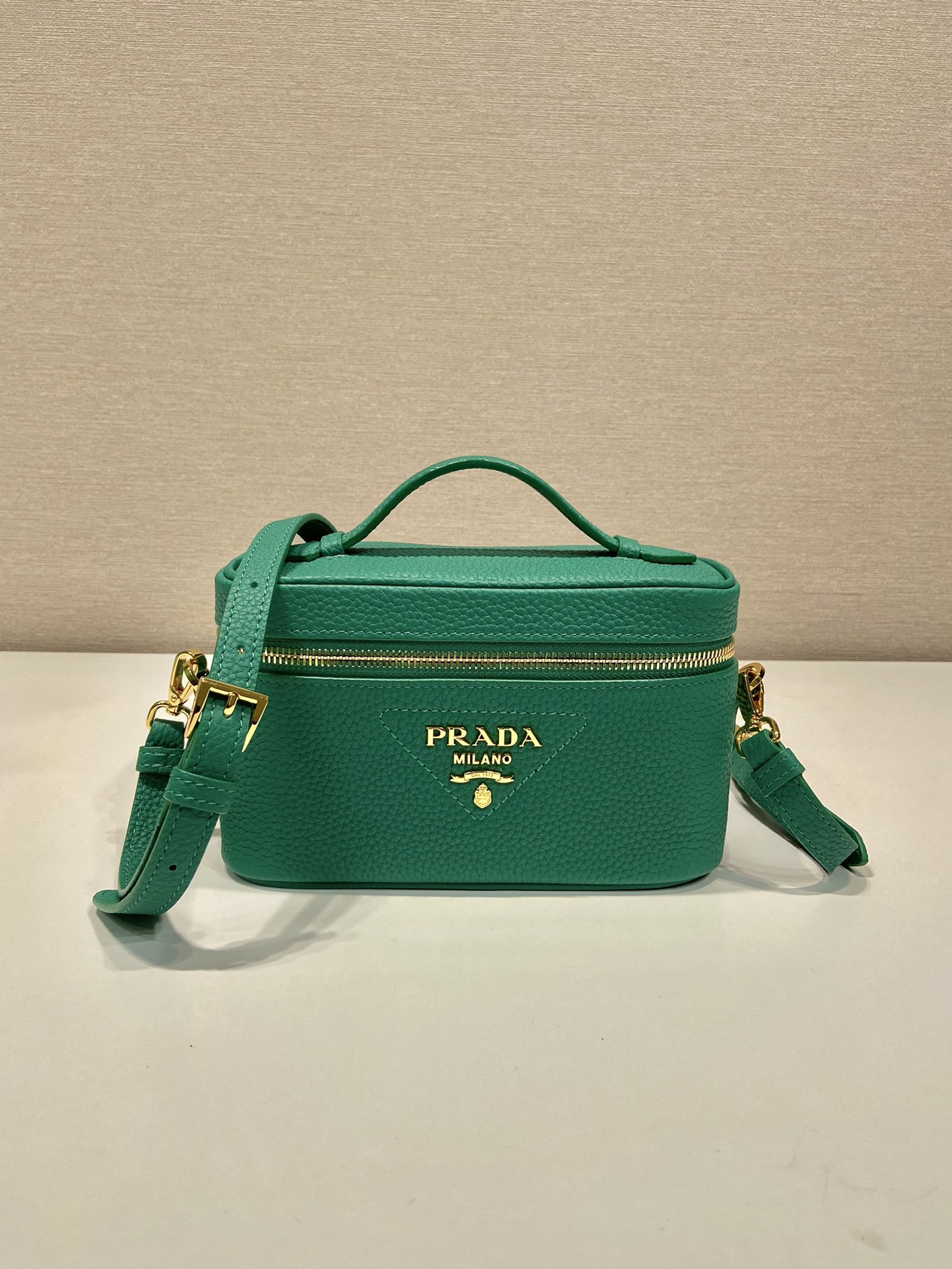Pra*a leather mini-bag