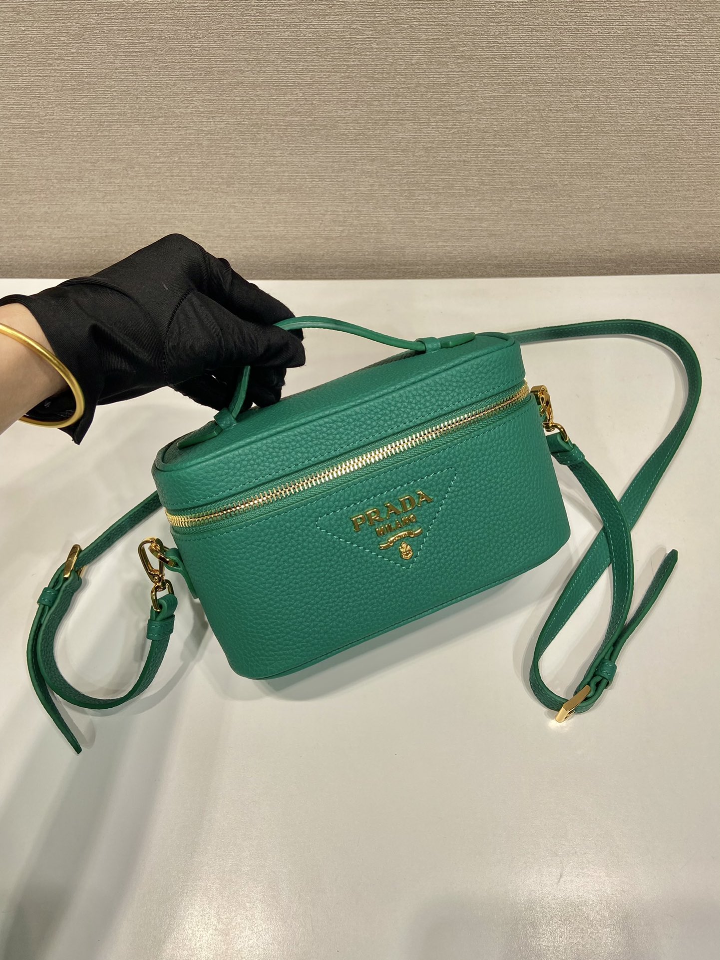 Pra*a leather mini-bag