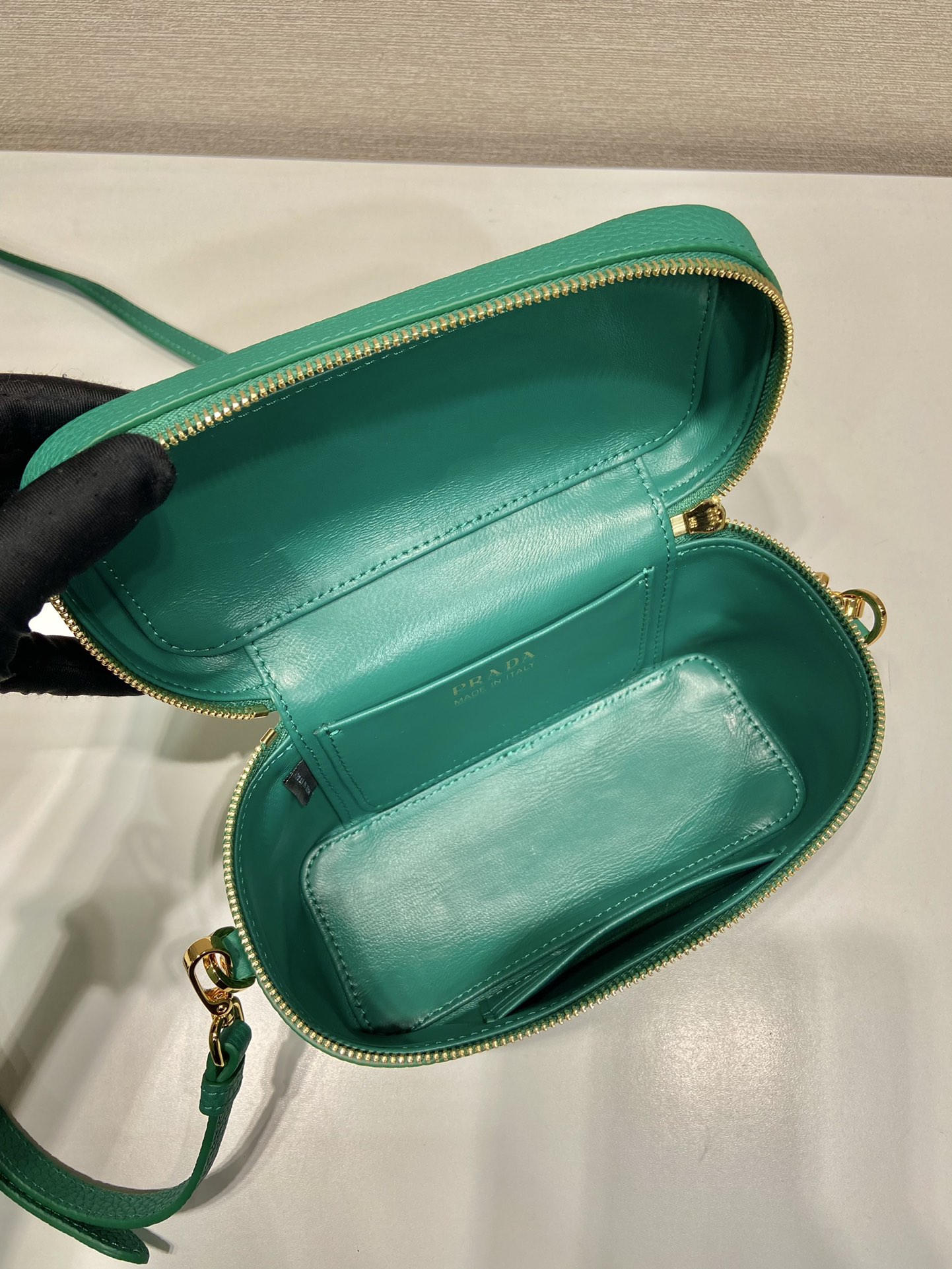 Pra*a leather mini-bag