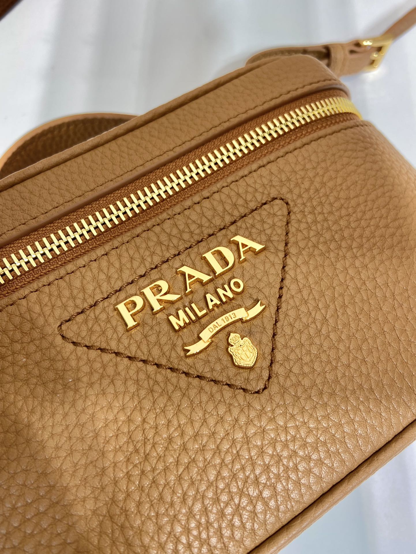 Pra*a leather mini-bag