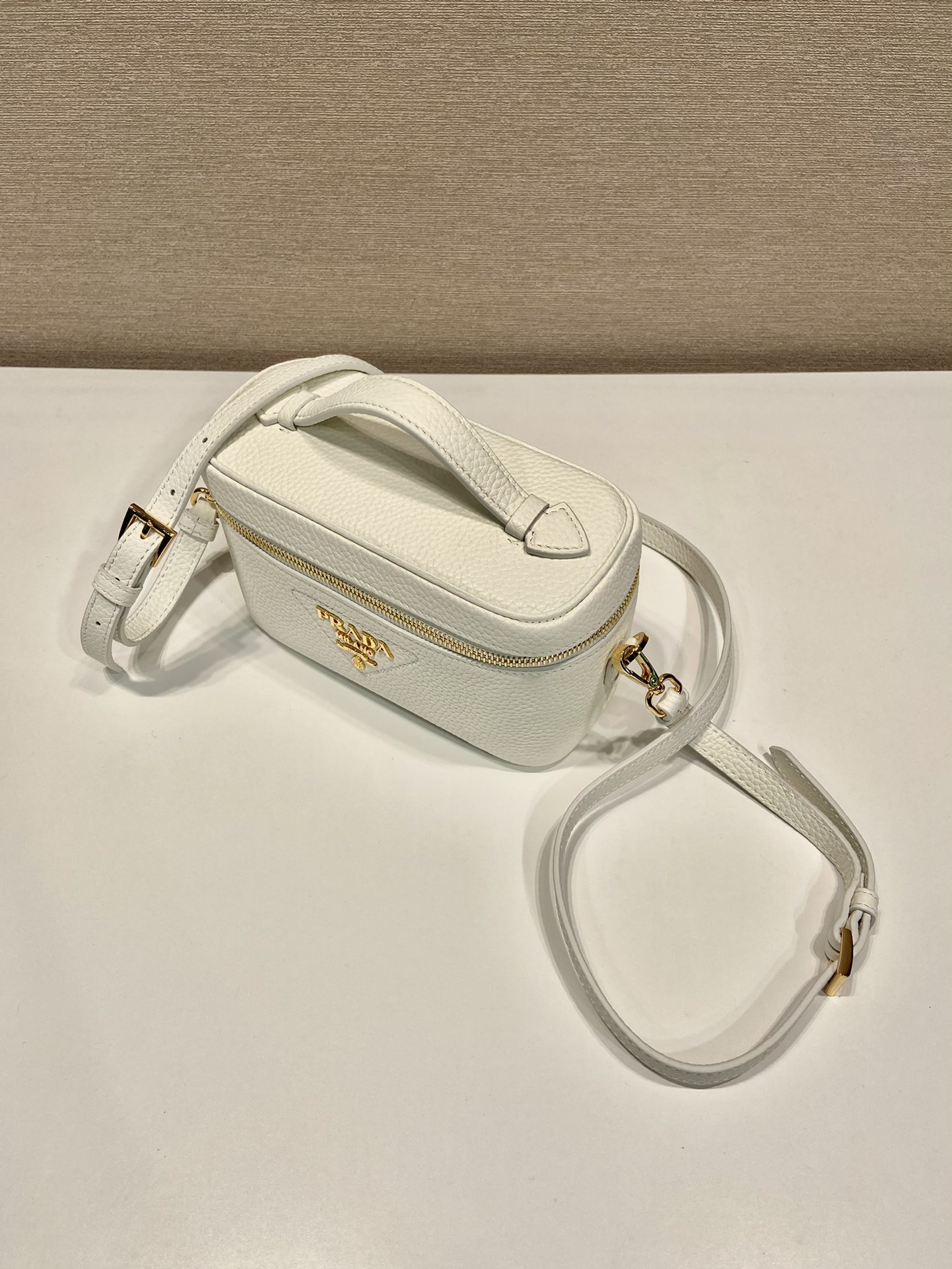 Pra*a leather mini-bag