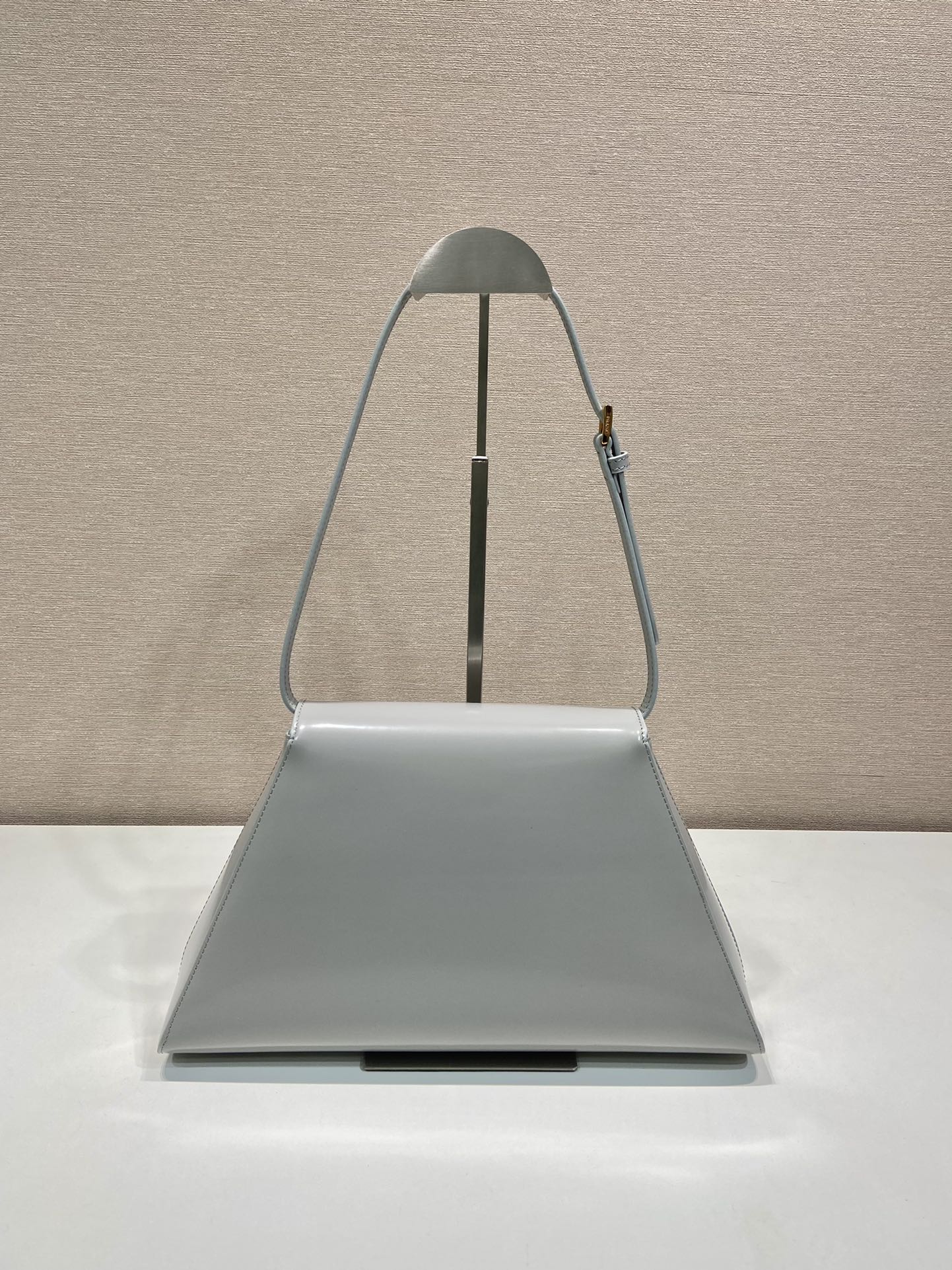 Pra*a brushed leather handbag