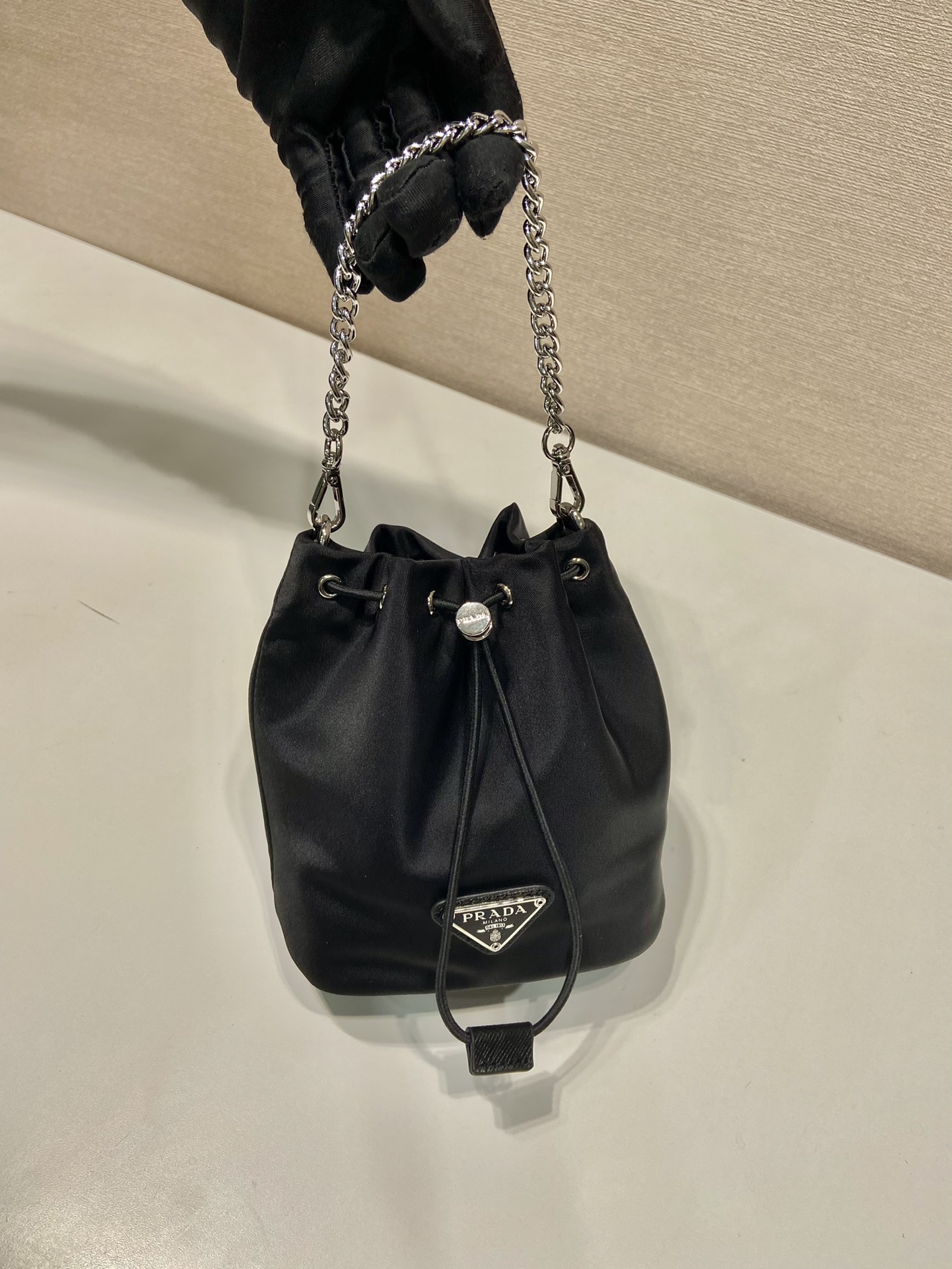 Pra*a mini bucket bag