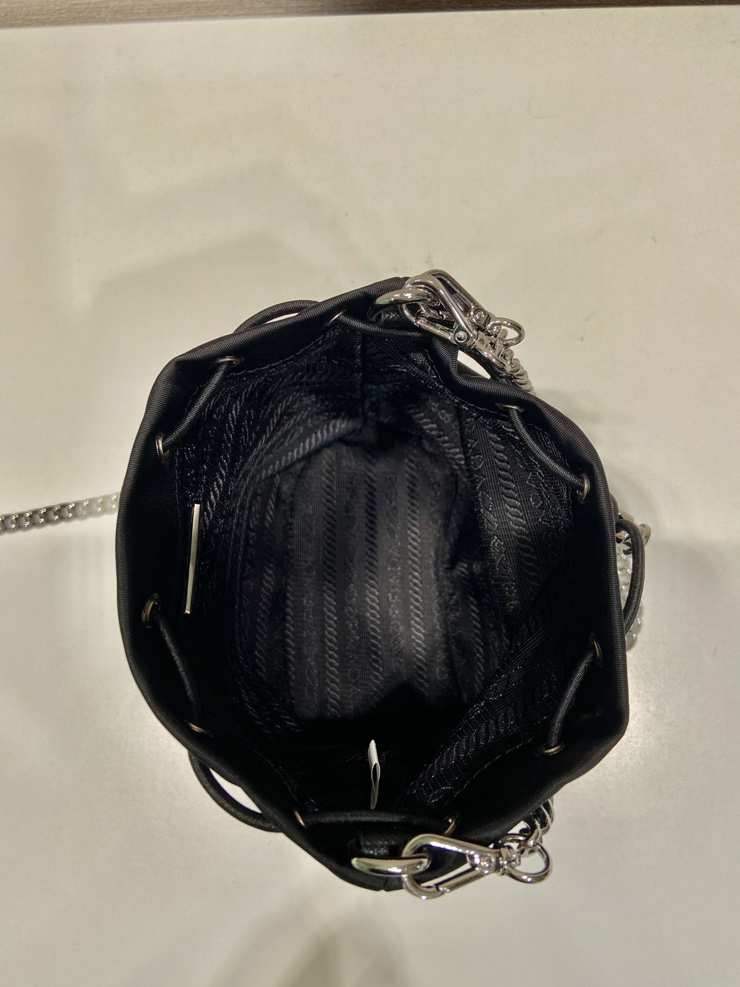 Pra*a mini bucket bag