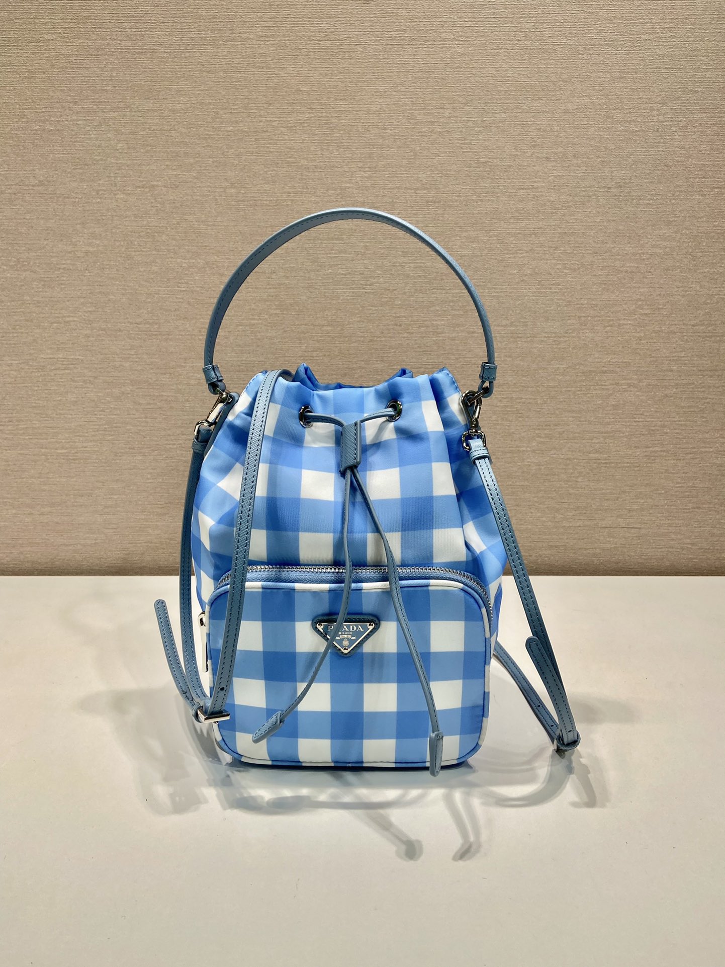 Pra*a duet printed re-nylon bag