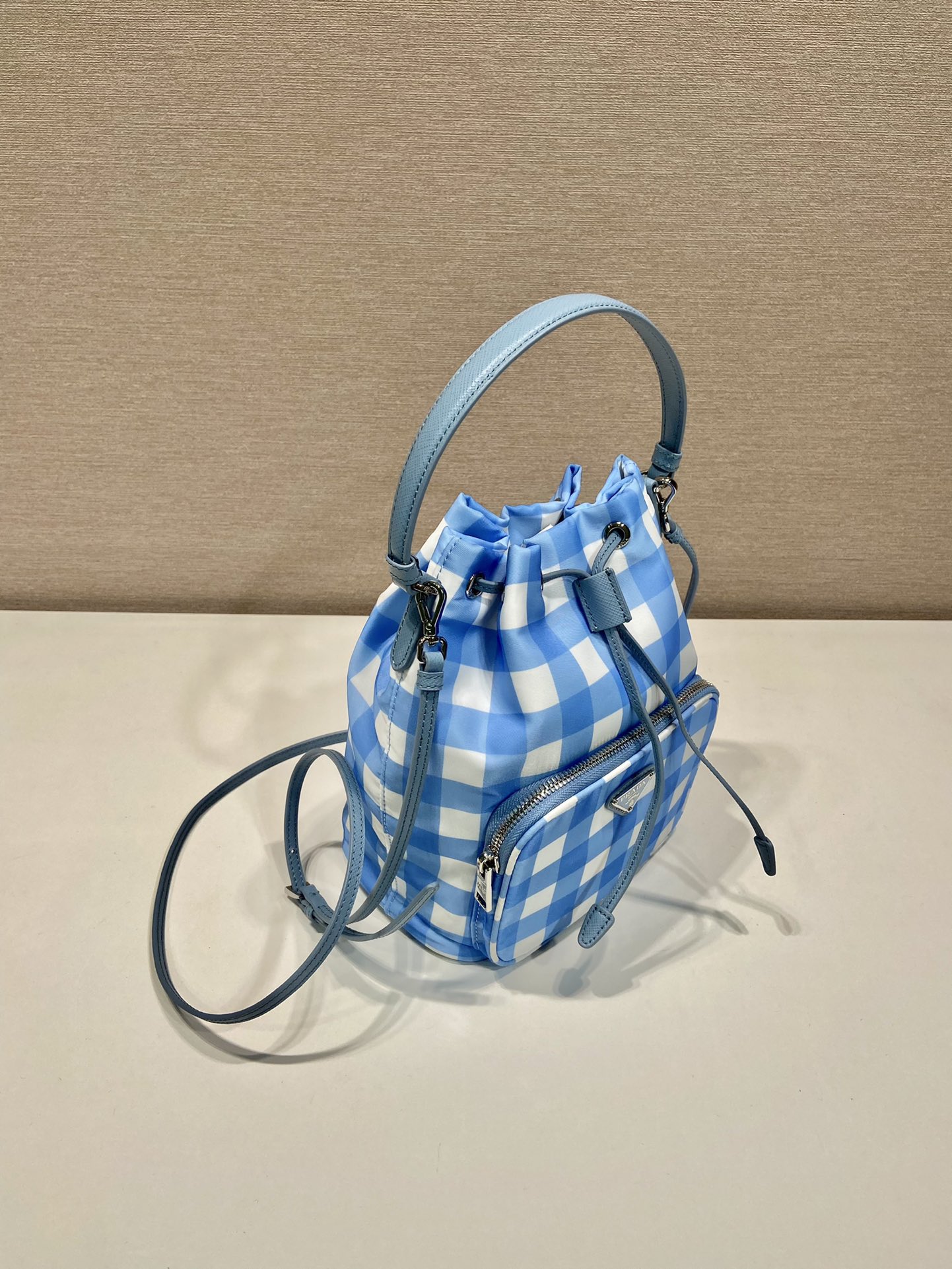 Pra*a duet printed re-nylon bag