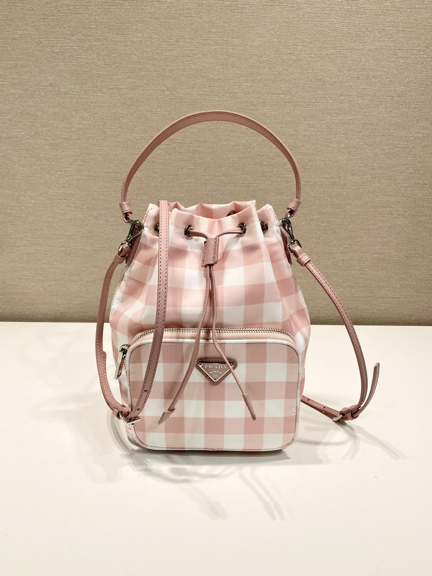 Pra*a duet printed re-nylon bag