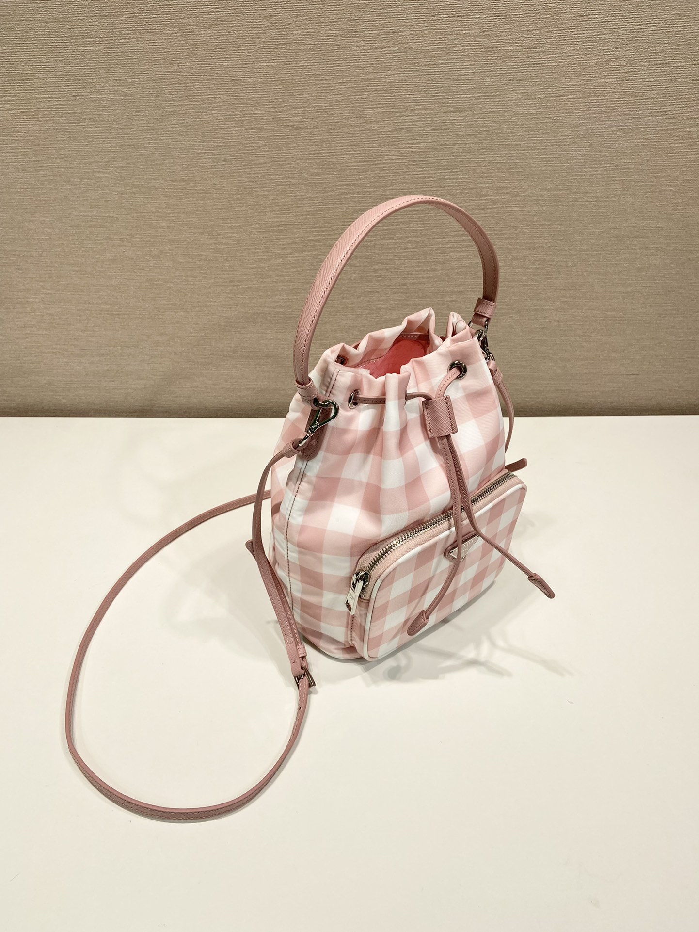 Pra*a duet printed re-nylon bag