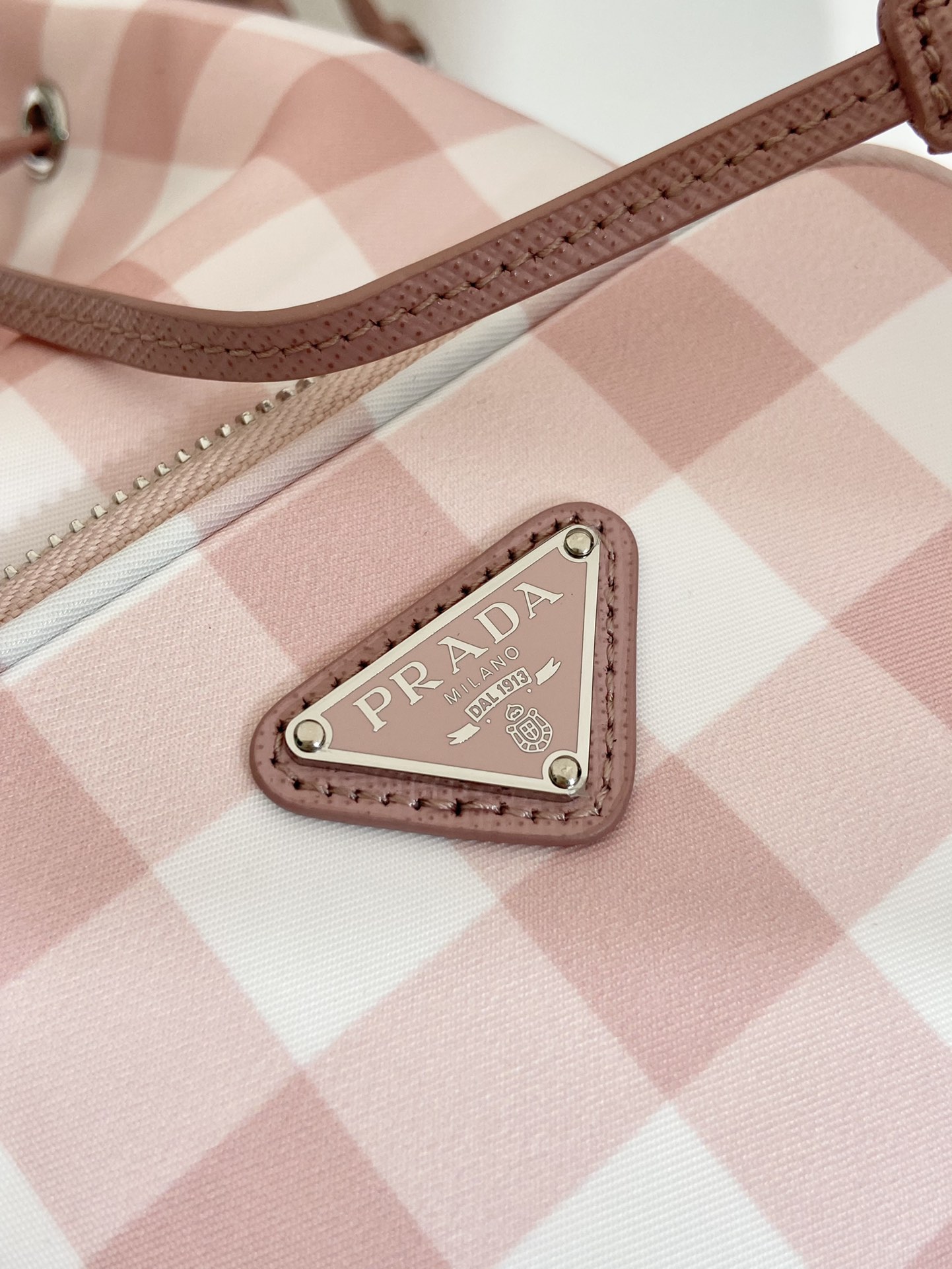 Pra*a duet printed re-nylon bag