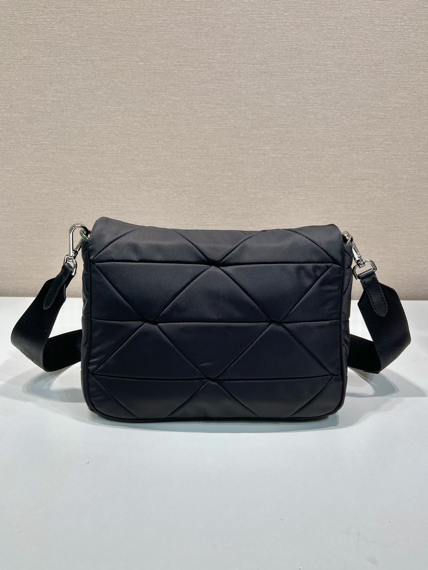 Pra*a re-nylon padded shoulder bag