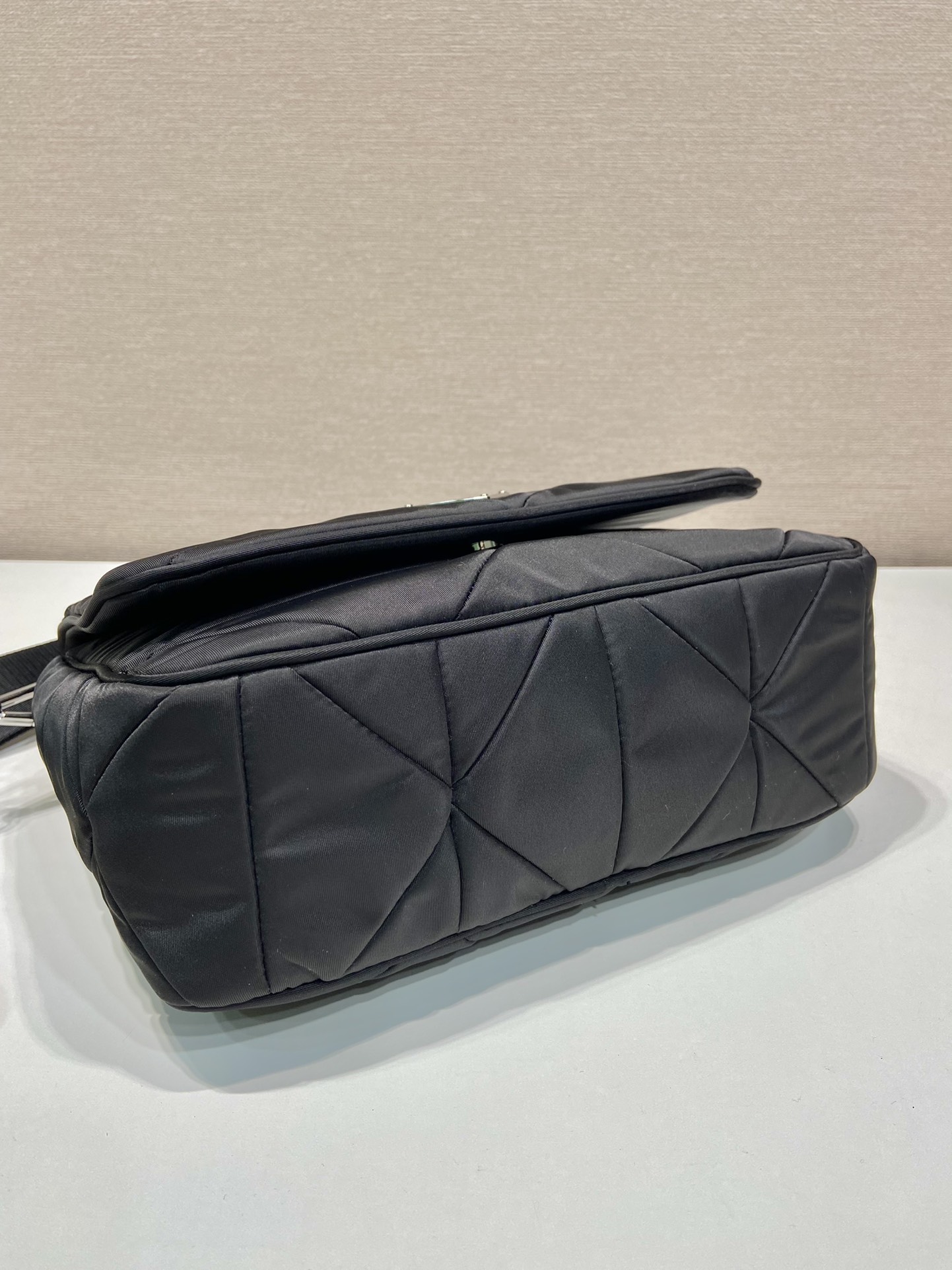 Pra*a re-nylon padded shoulder bag