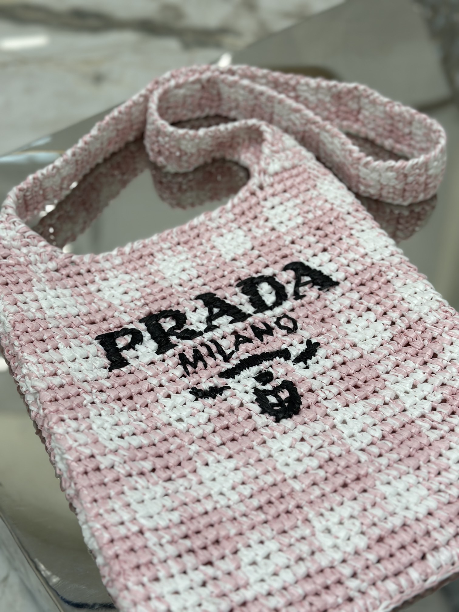 Pra*a crochet bag