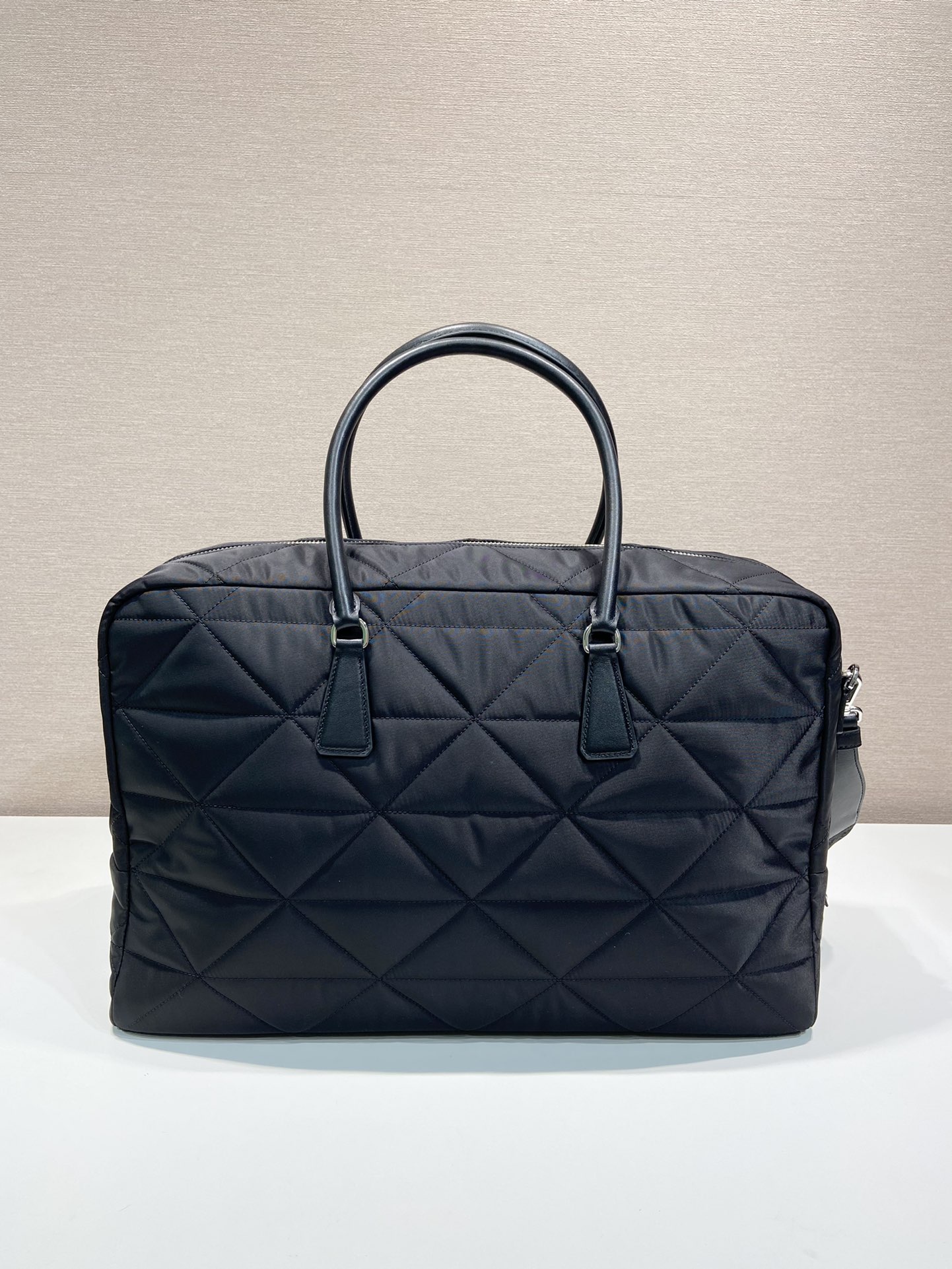 Pra*a quilted re-nylon travel bag