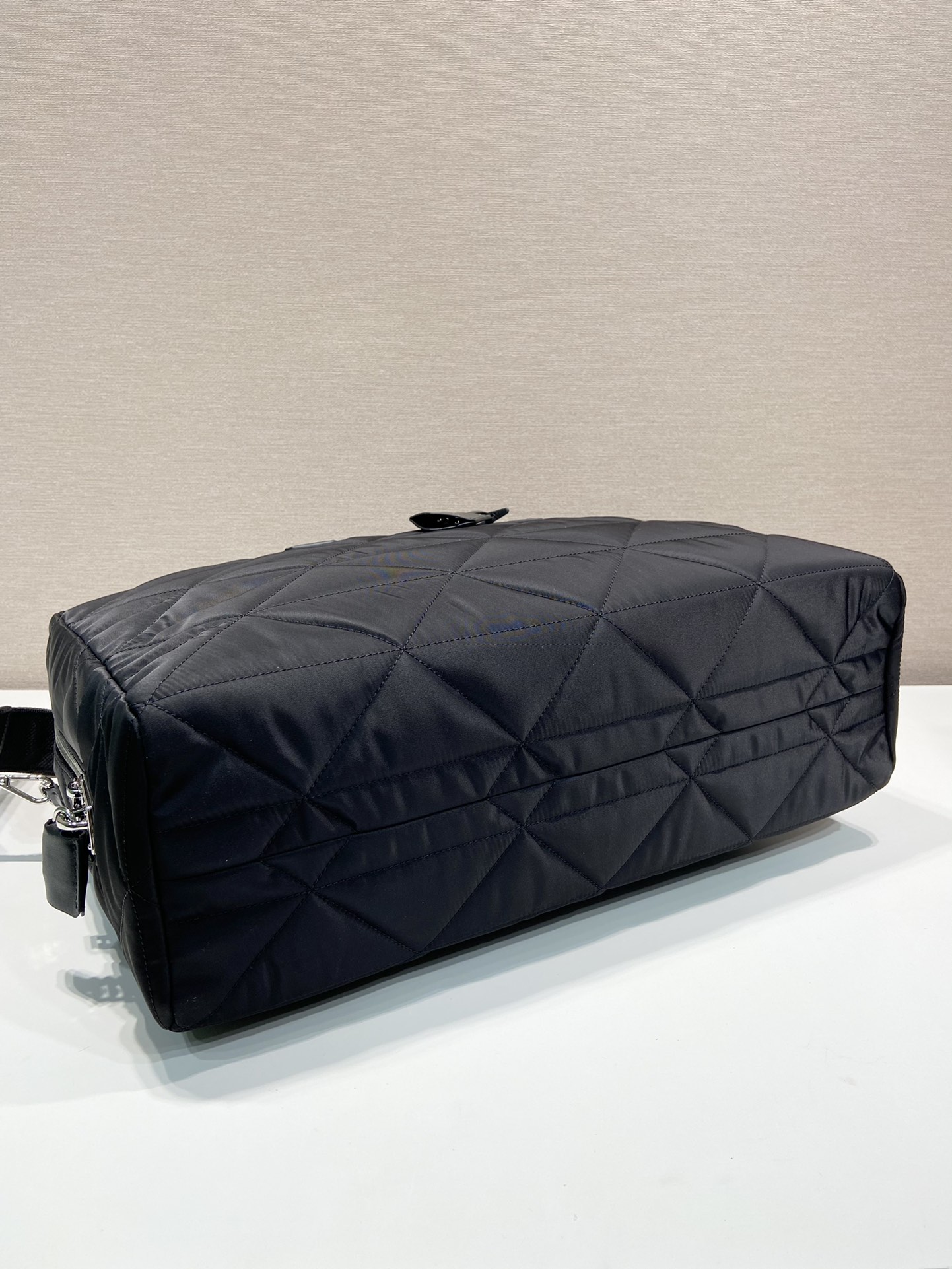 Pra*a quilted re-nylon travel bag