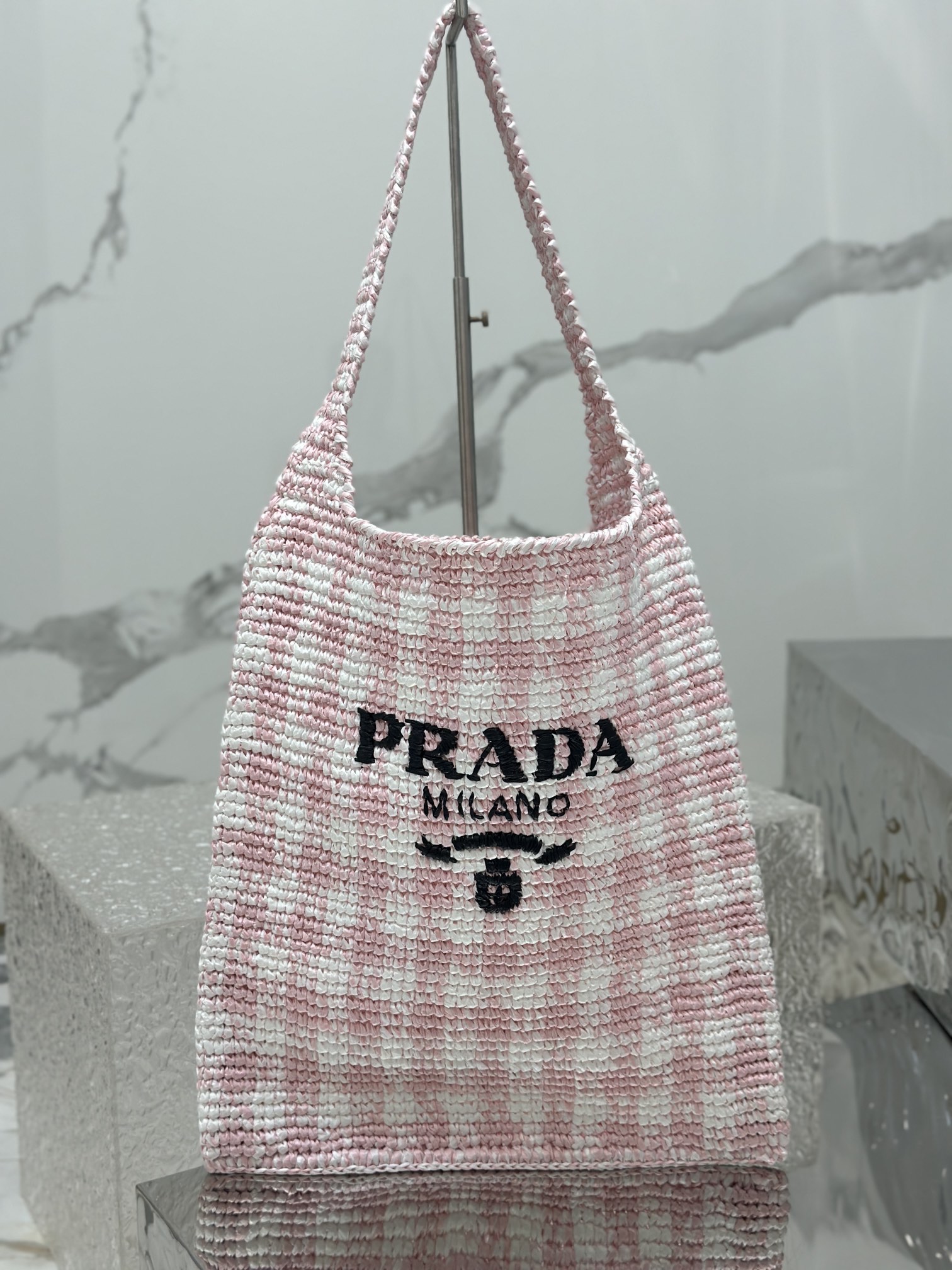 Pra*a crochet tote bag