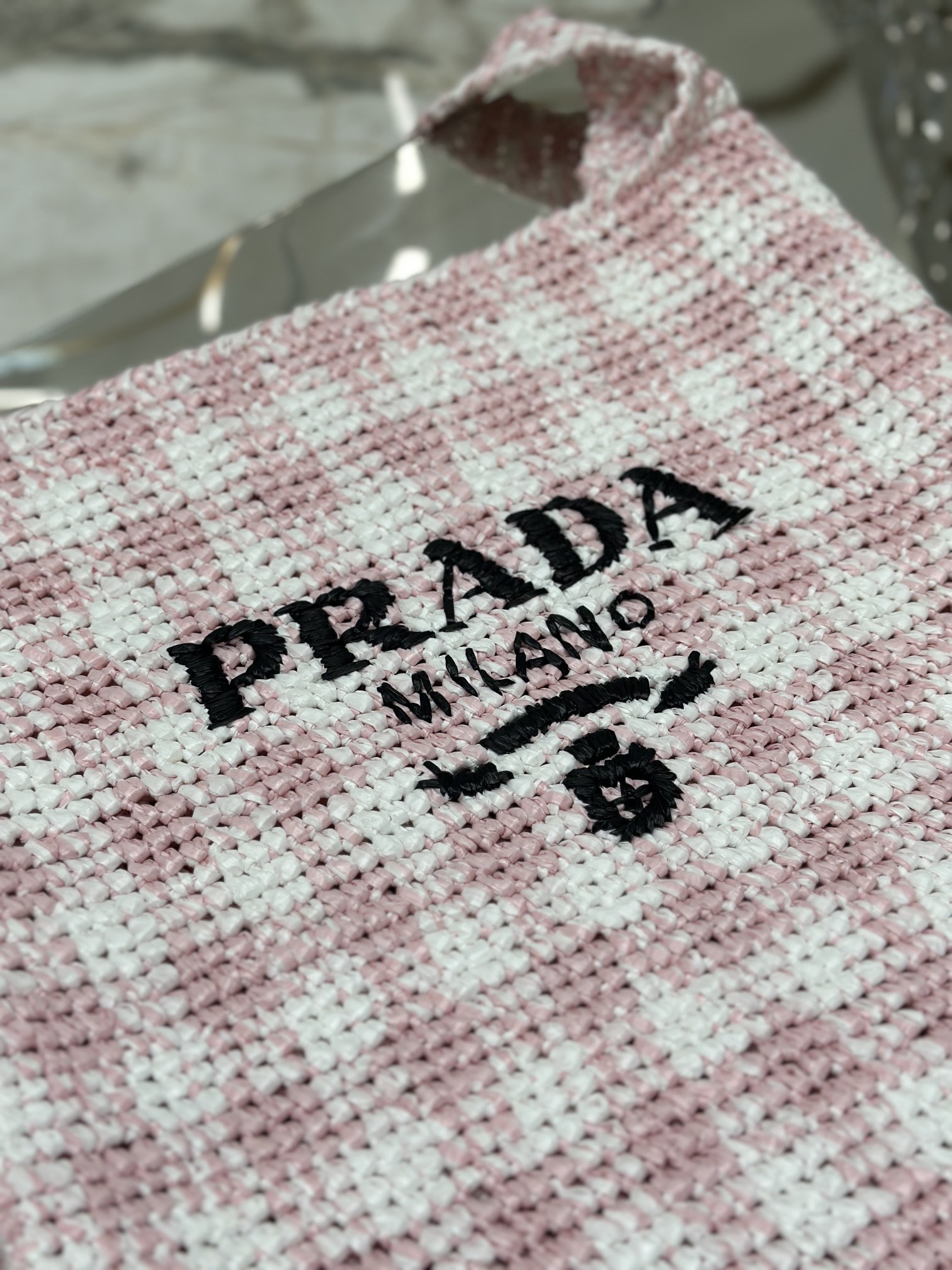 Pra*a crochet tote bag