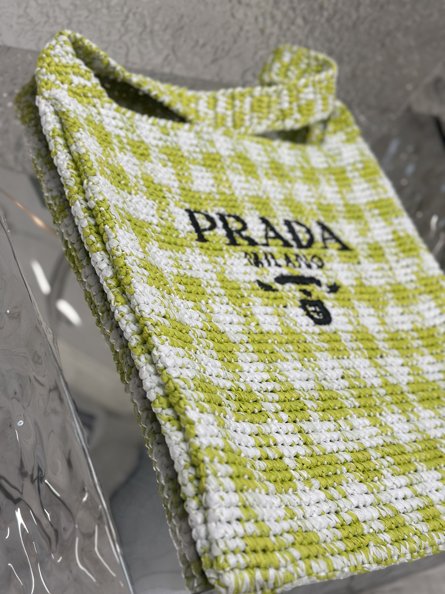 Pra*a crochet tote bag