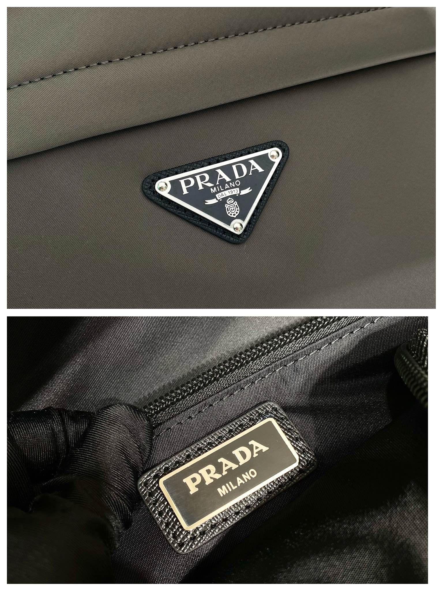 Pra*a saffiano backpack