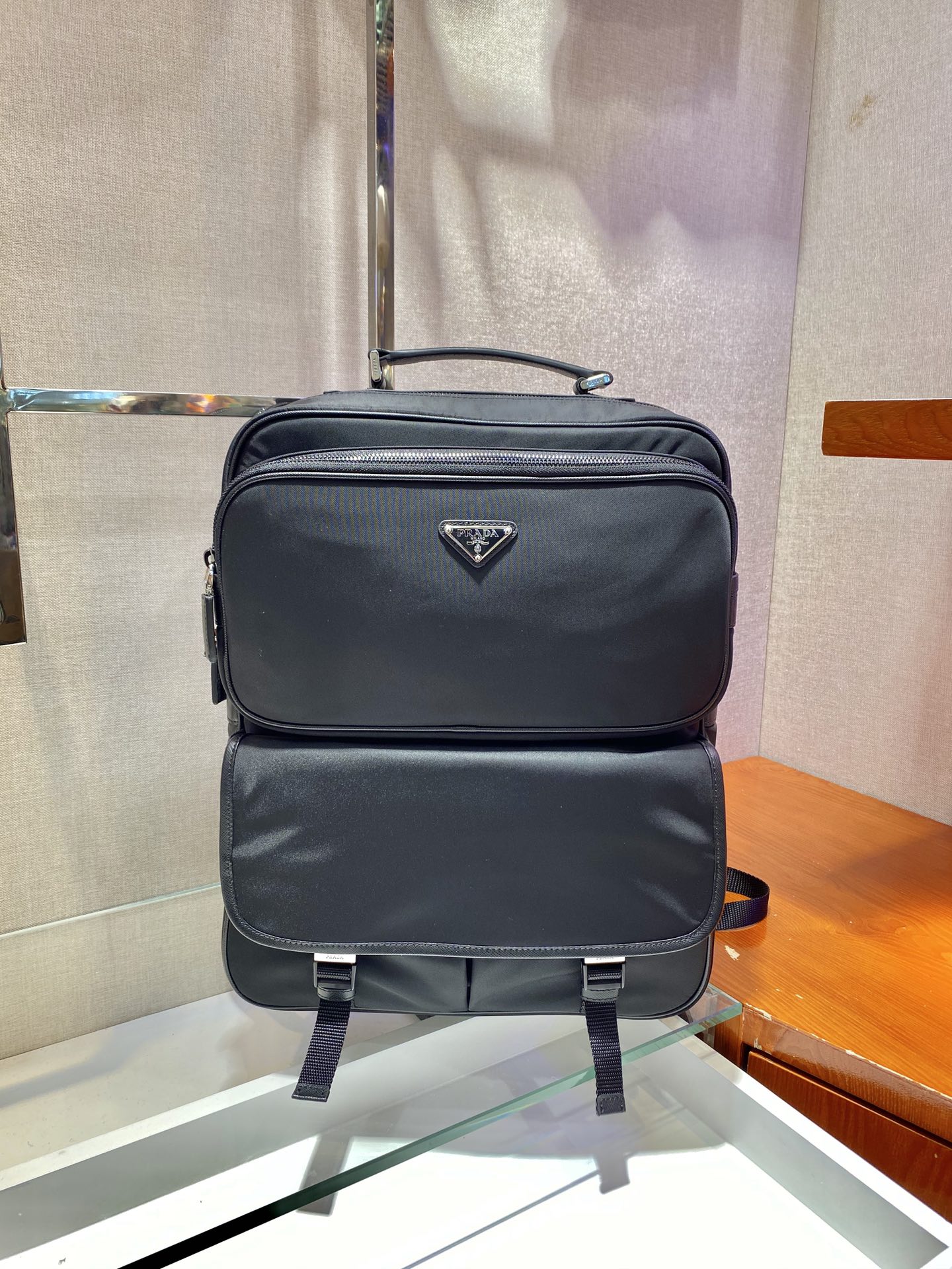 Pra*a nylon backpack