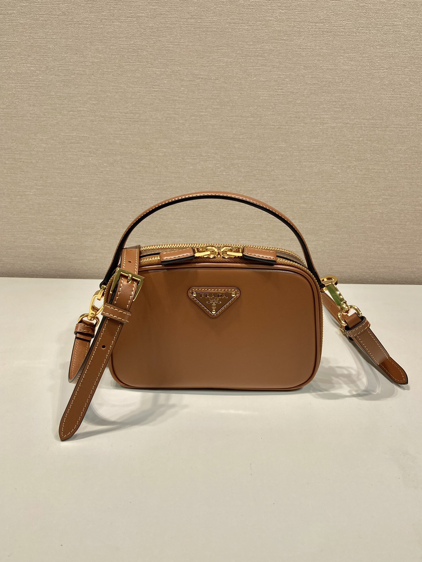 Pra*a odette leather mini-bag