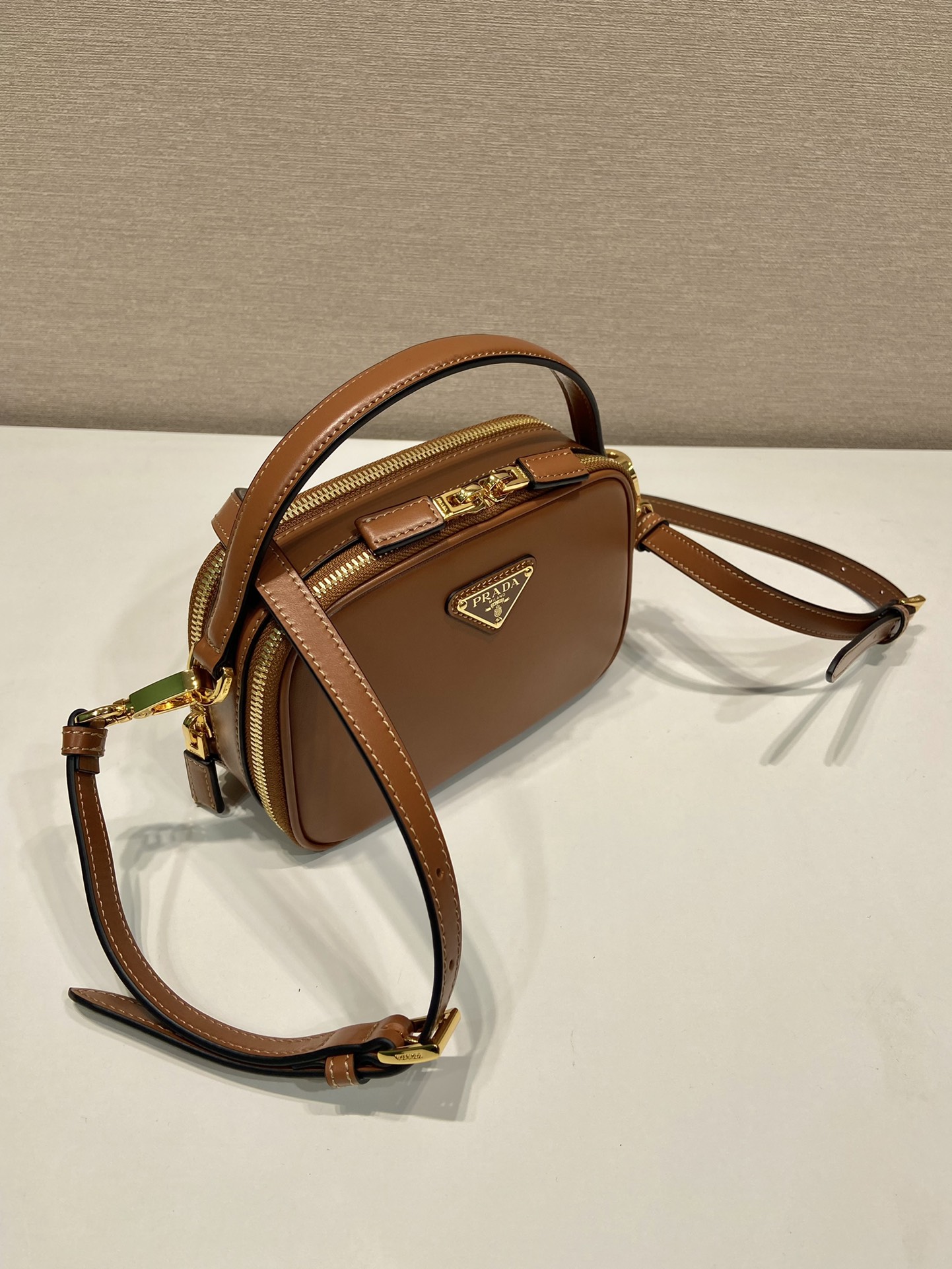 Pra*a odette leather mini-bag