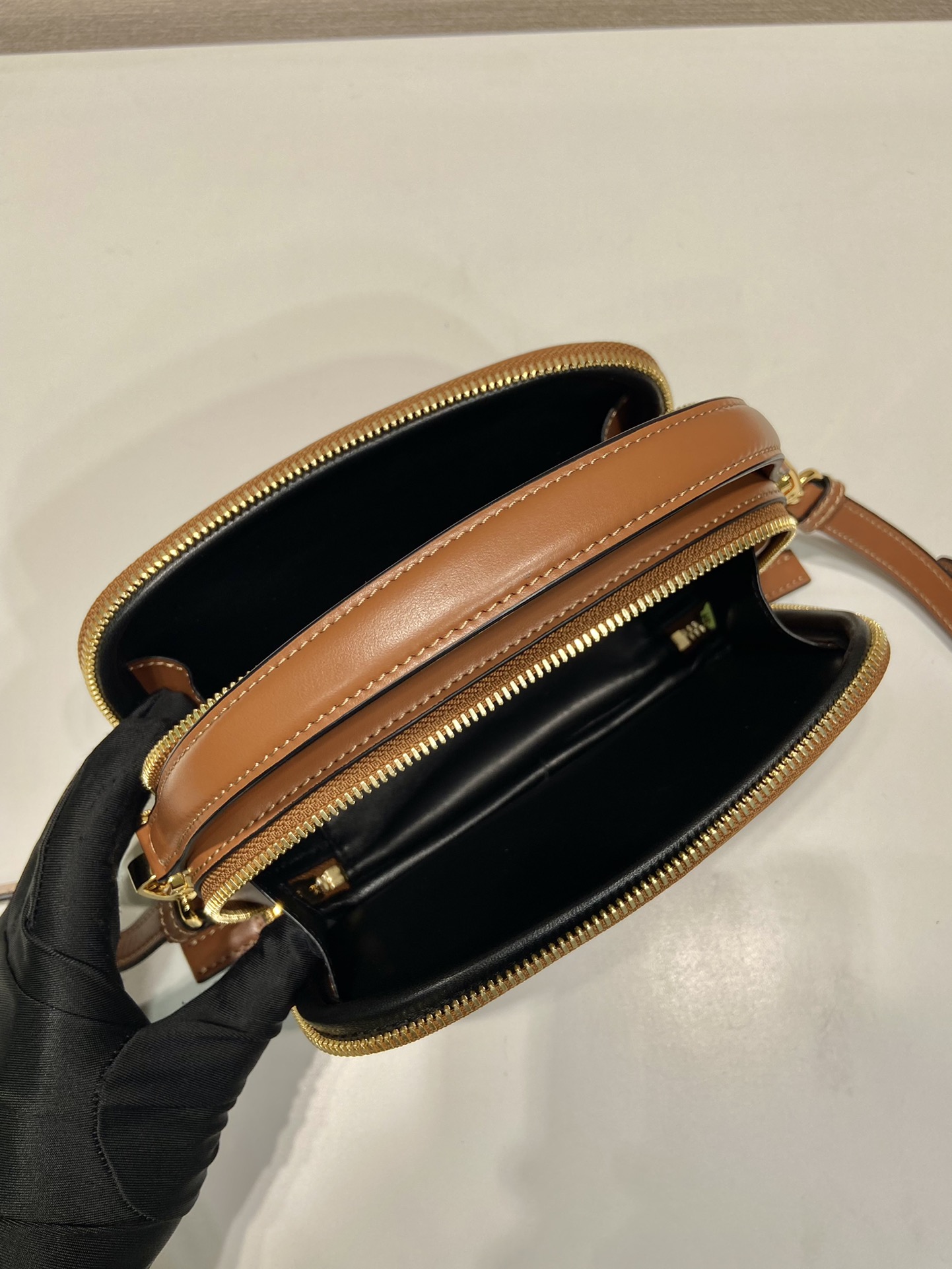 Pra*a odette leather mini-bag