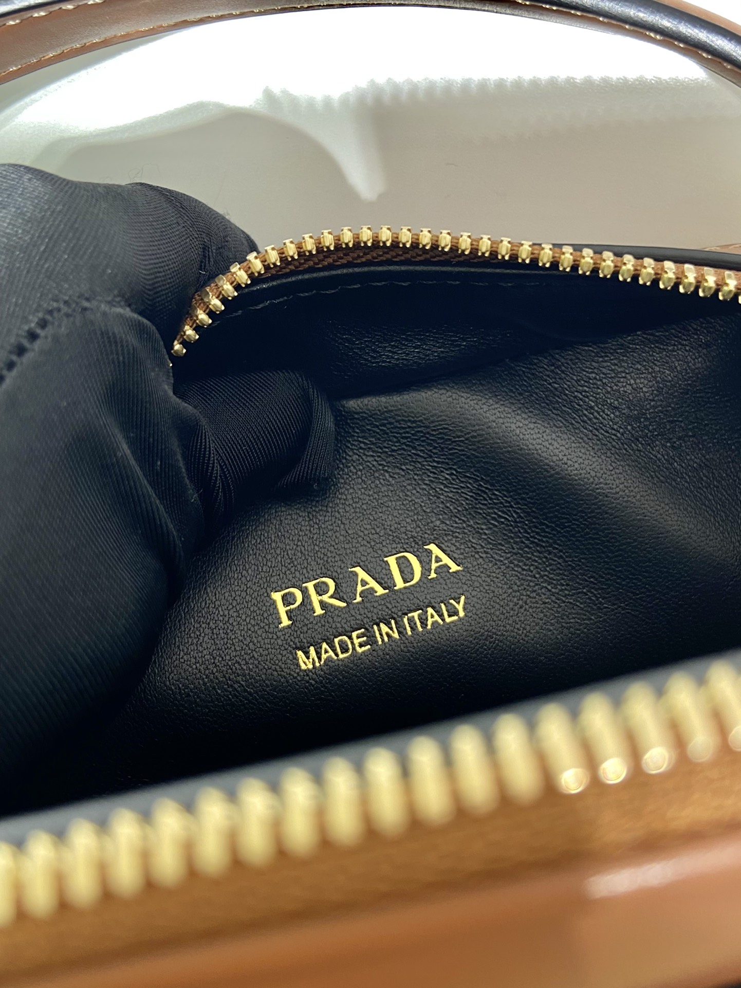 Pra*a odette leather mini-bag