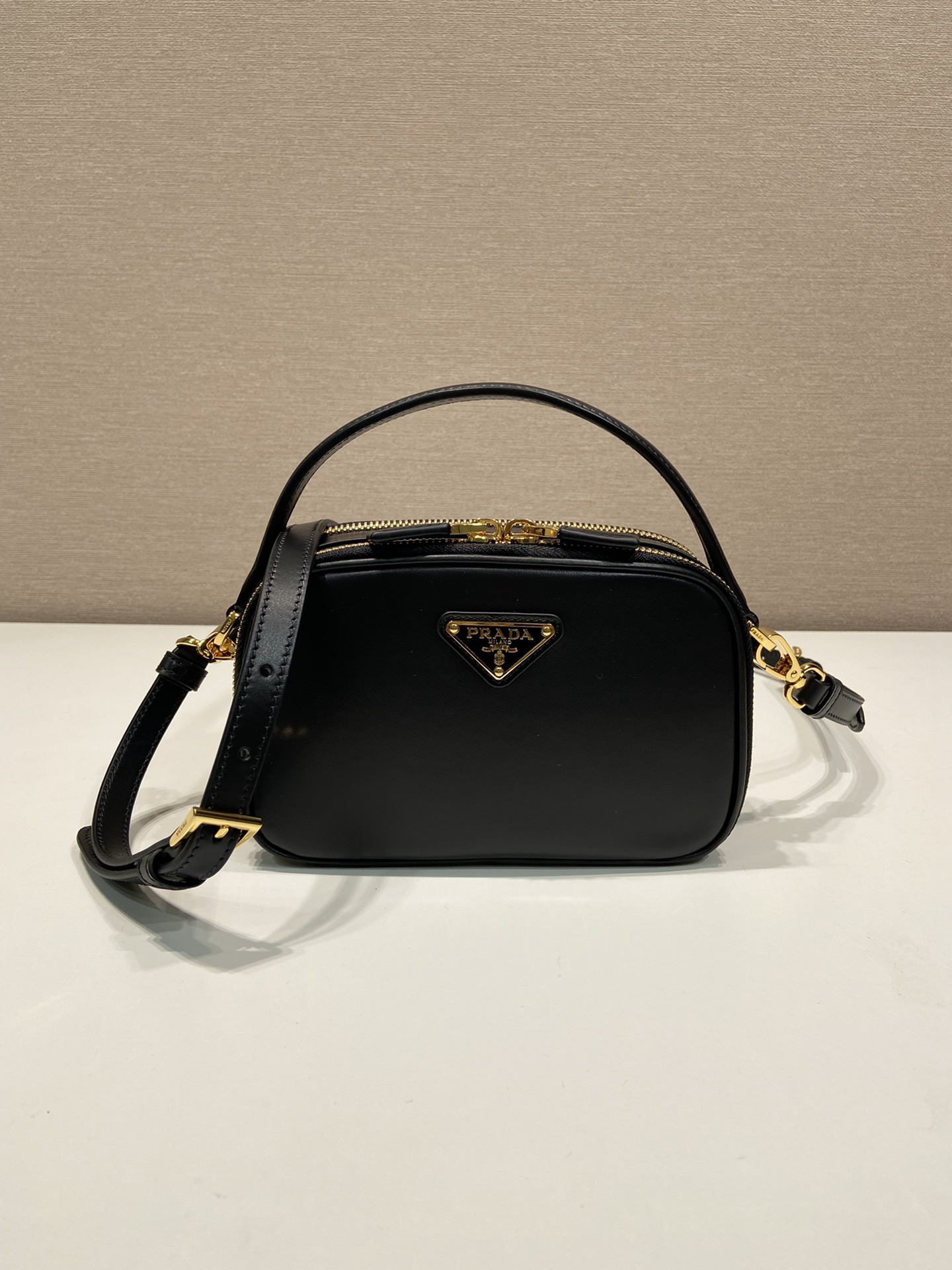 Pra*a odette leather mini-bag
