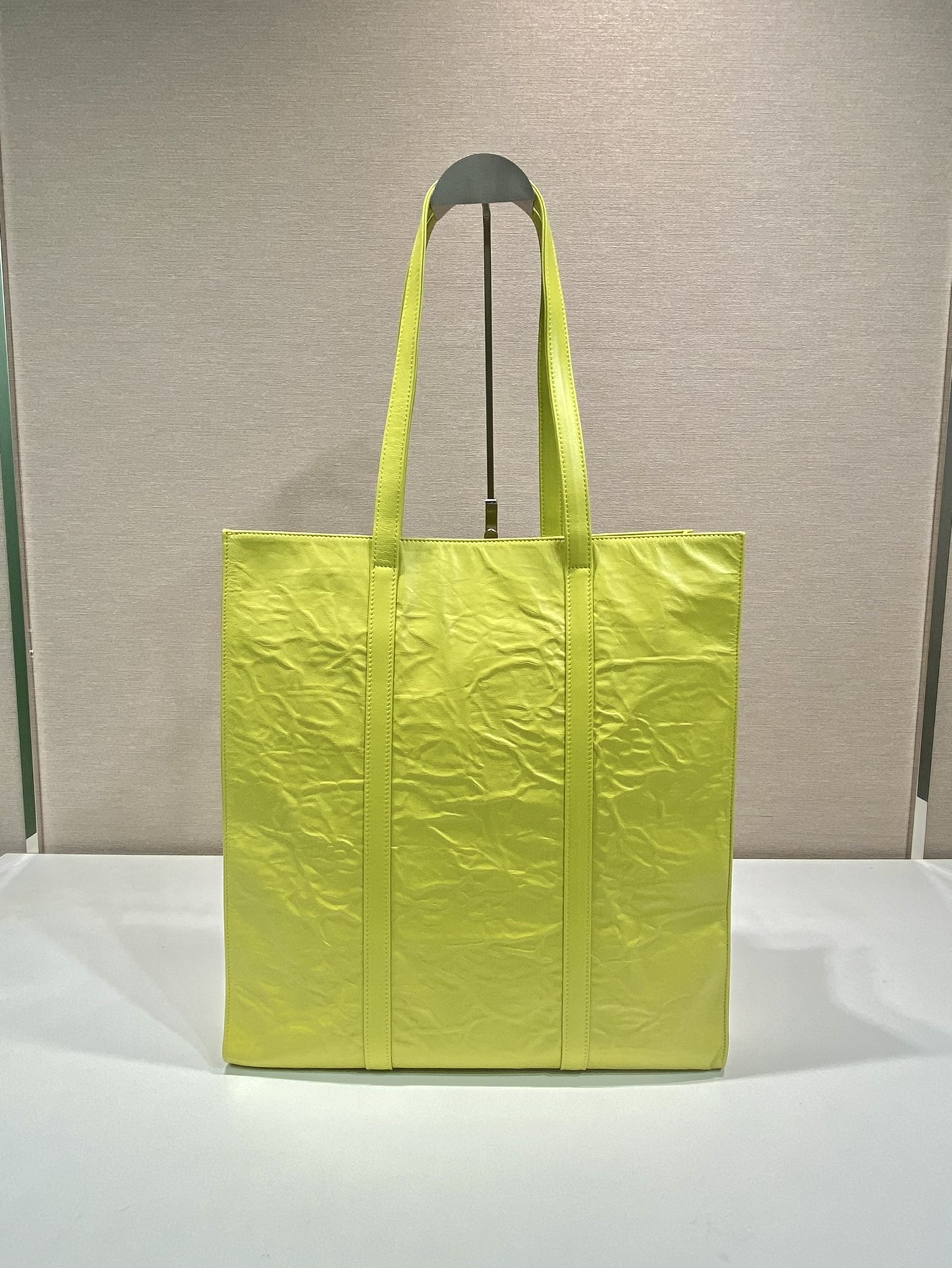Pra*a medium antique nappa leather tote bag