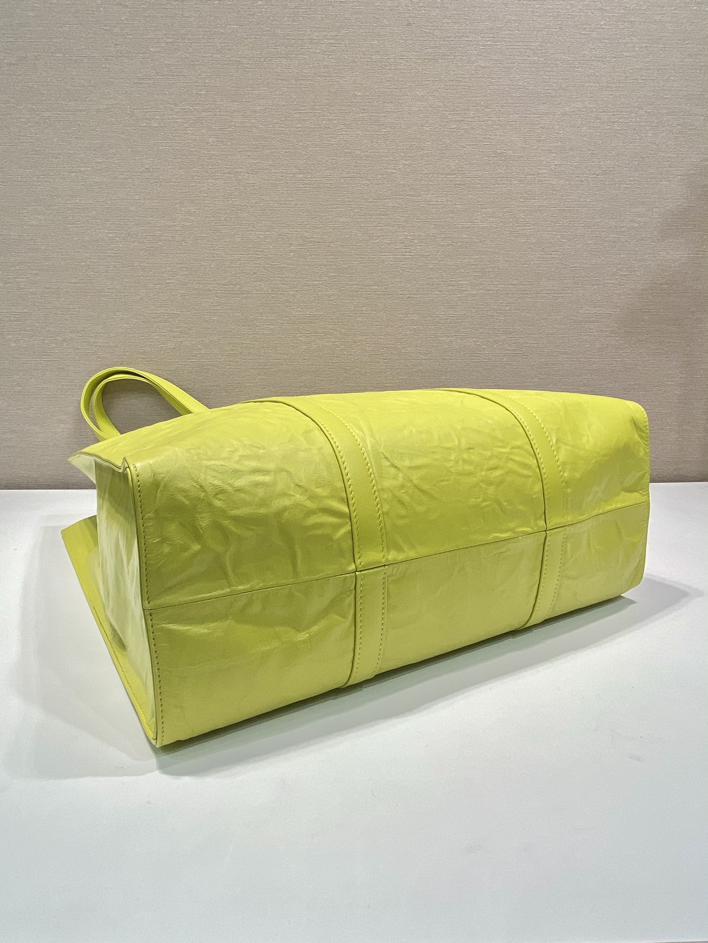 Pra*a medium antique nappa leather tote bag