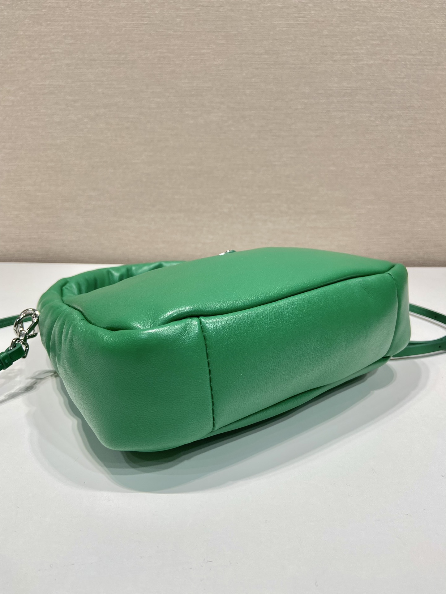 Pra*a leather mini hobo bag