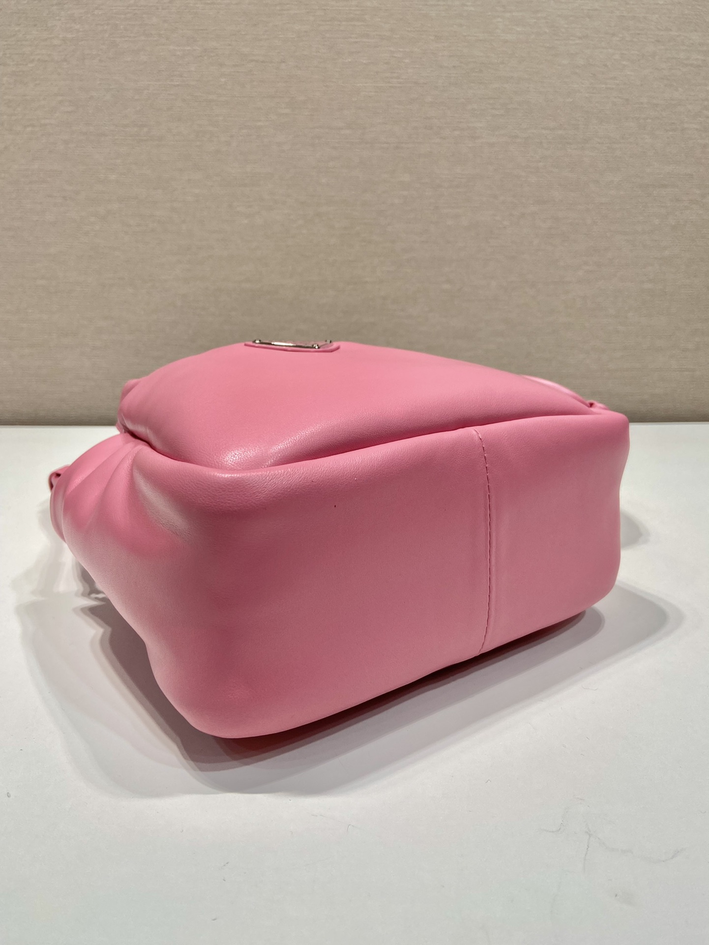 small padded Pra*a soft nappa-leather bag