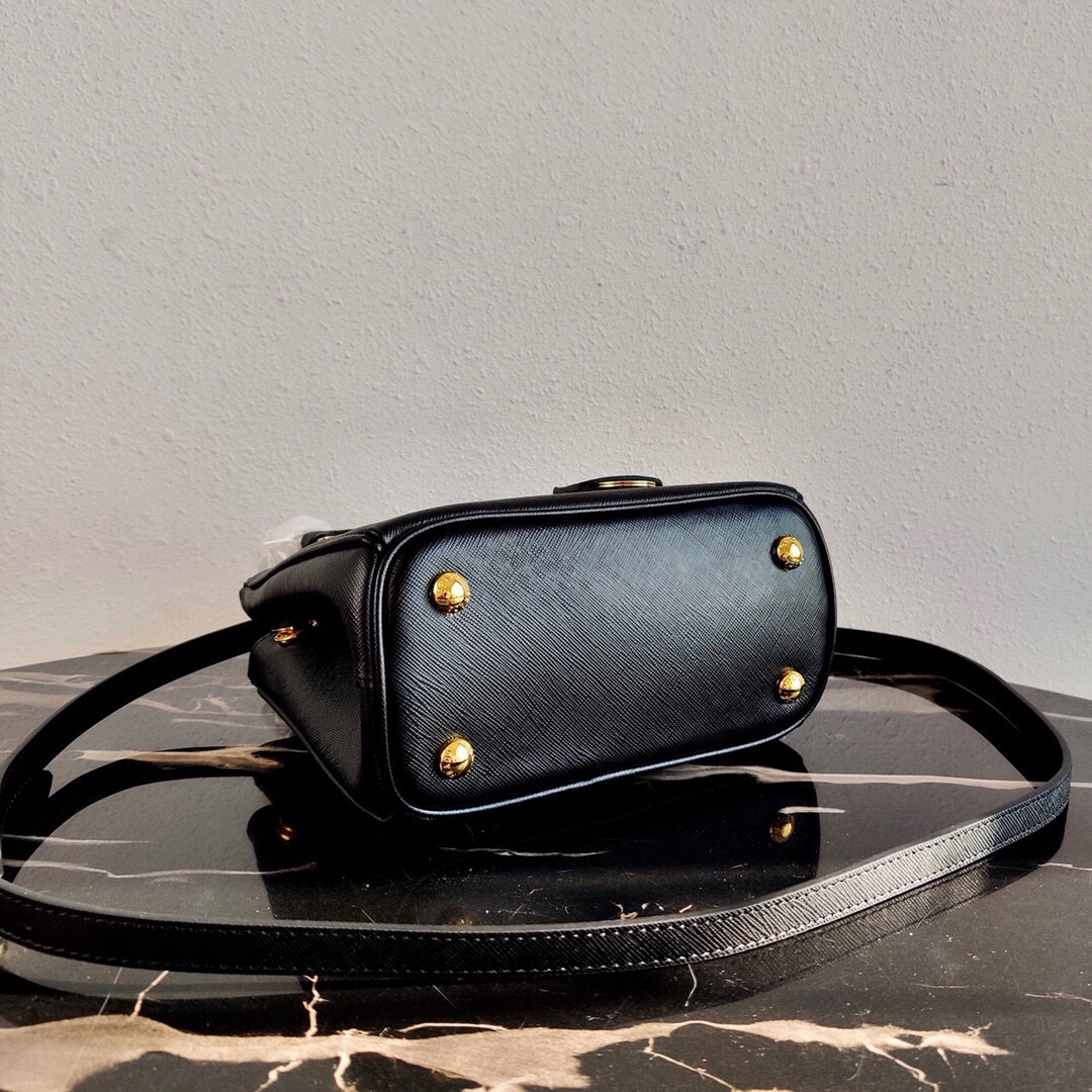 Pra*a galleria saffiano leather mini-bag