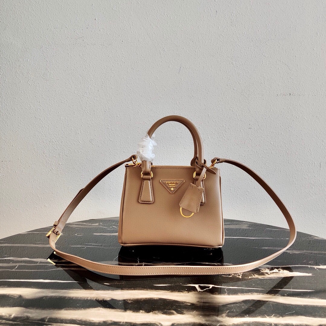 Pra*a galleria saffiano leather mini-bag