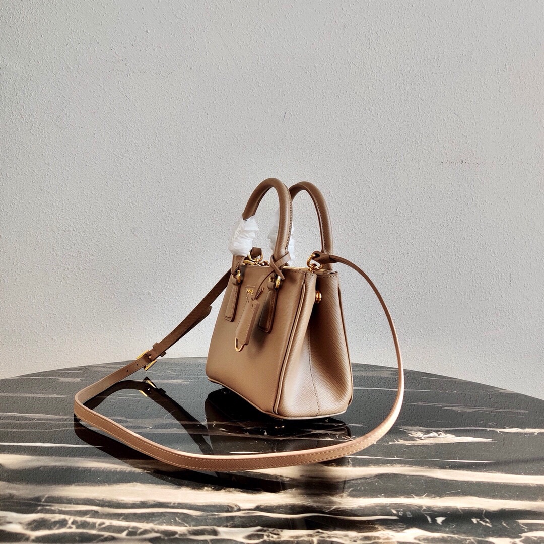Pra*a galleria saffiano leather mini-bag