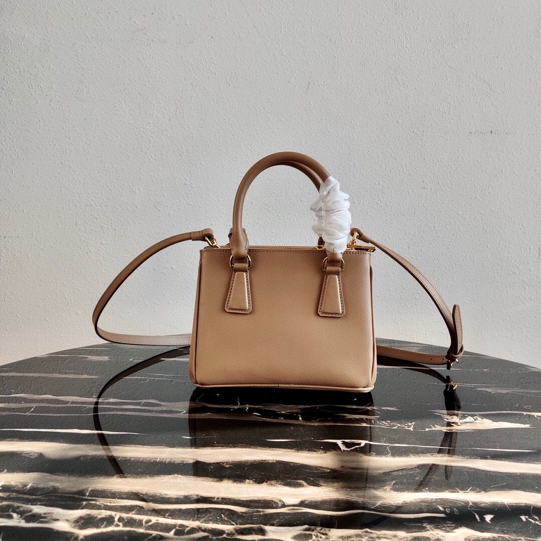 Pra*a galleria saffiano leather mini-bag