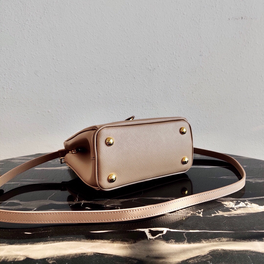 Pra*a galleria saffiano leather mini-bag