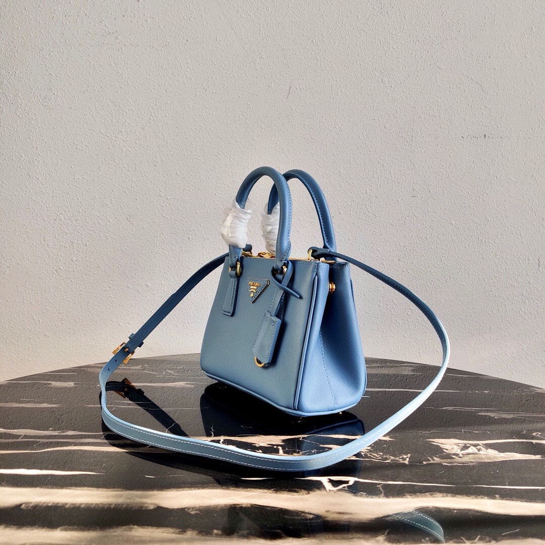 Pra*a galleria saffiano leather mini-bag