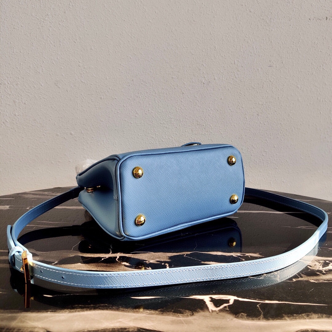 Pra*a galleria saffiano leather mini-bag