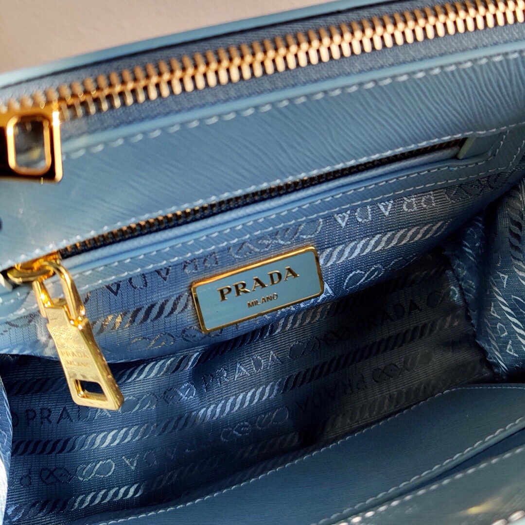 Pra*a galleria saffiano leather mini-bag