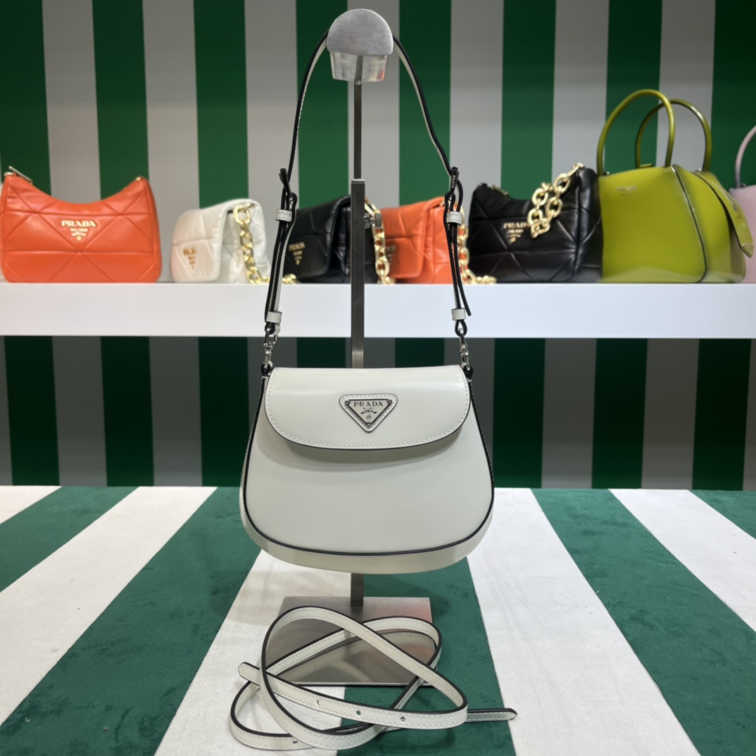 Pra*a cleo brushed leather mini bag