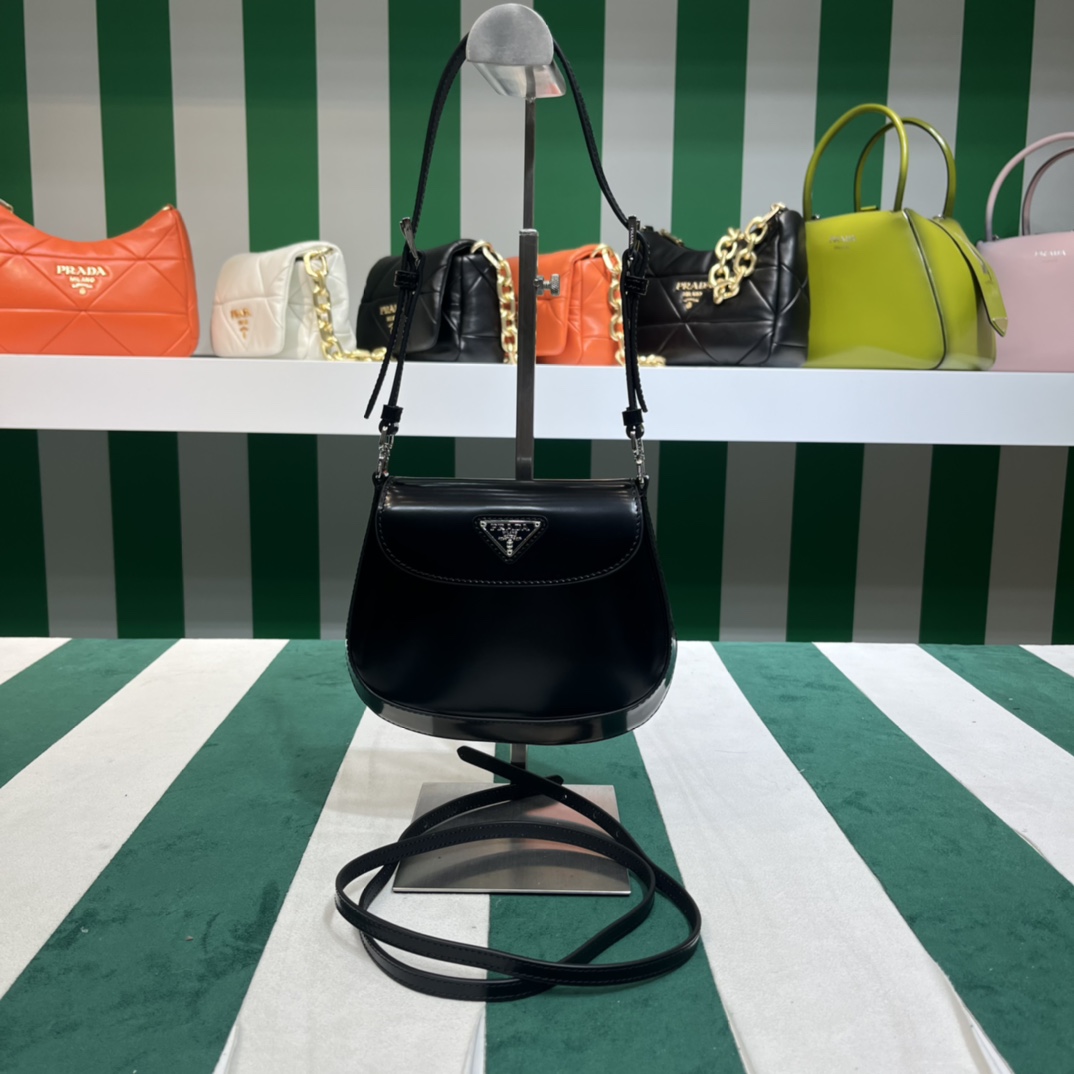 Pra*a cleo brushed leather mini bag