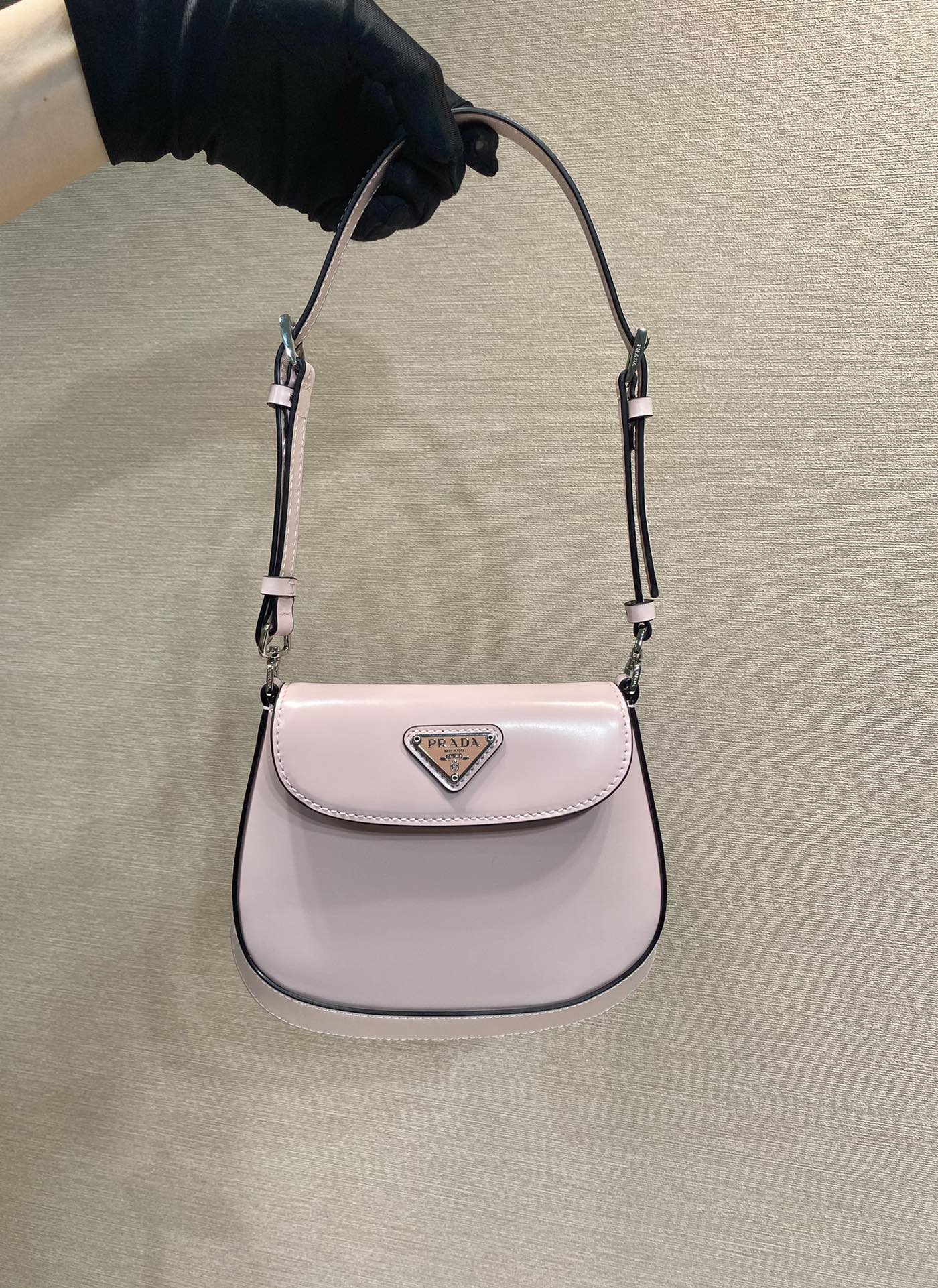 Pra*a cleo brushed leather mini bag